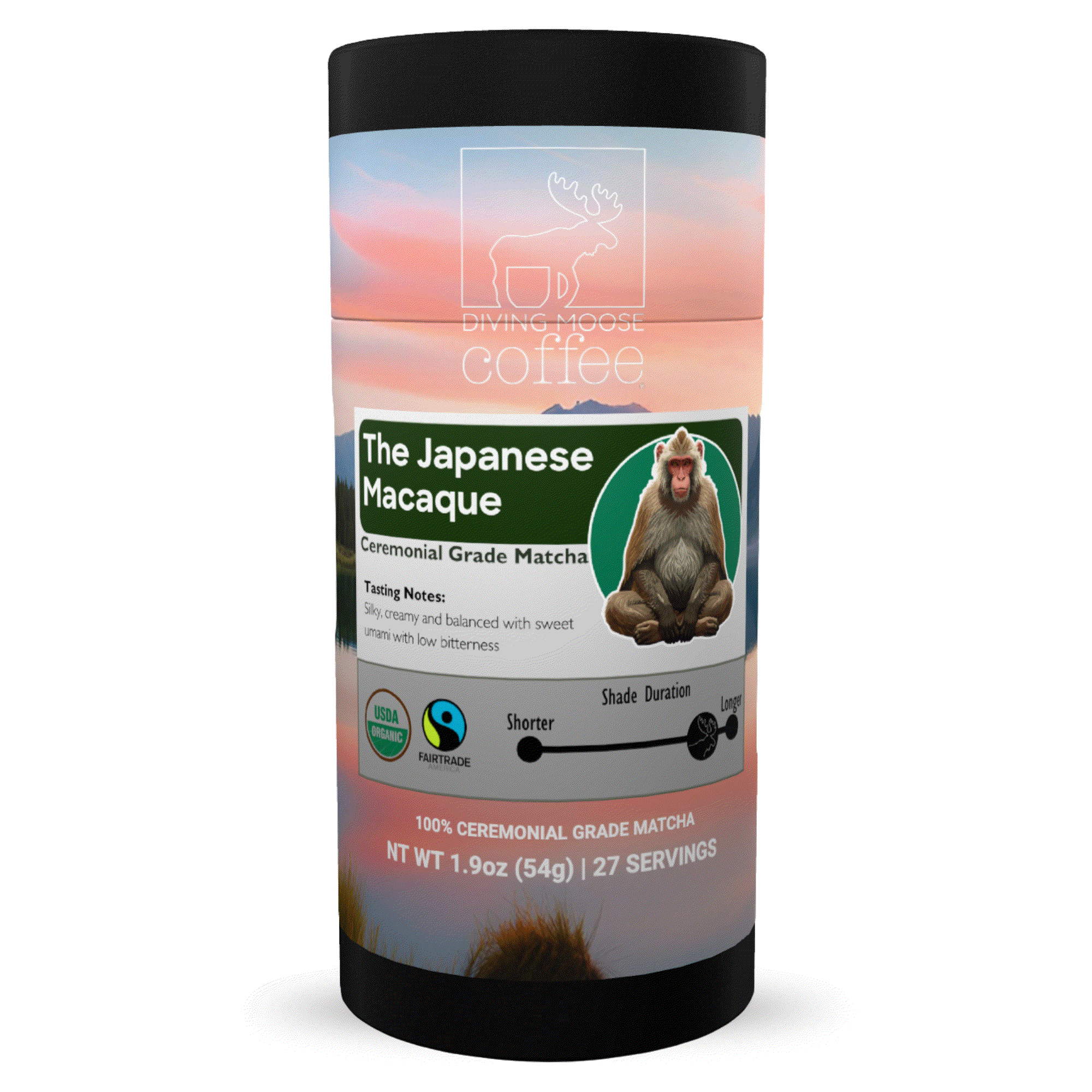 The Japanese Macaque - Organic Ceremonial Grade Matcha Tea (27 Servings)