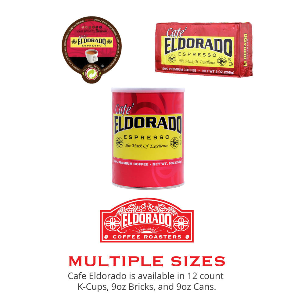 Espresso Ground Coffee – Café Eldorado 9 oz Can