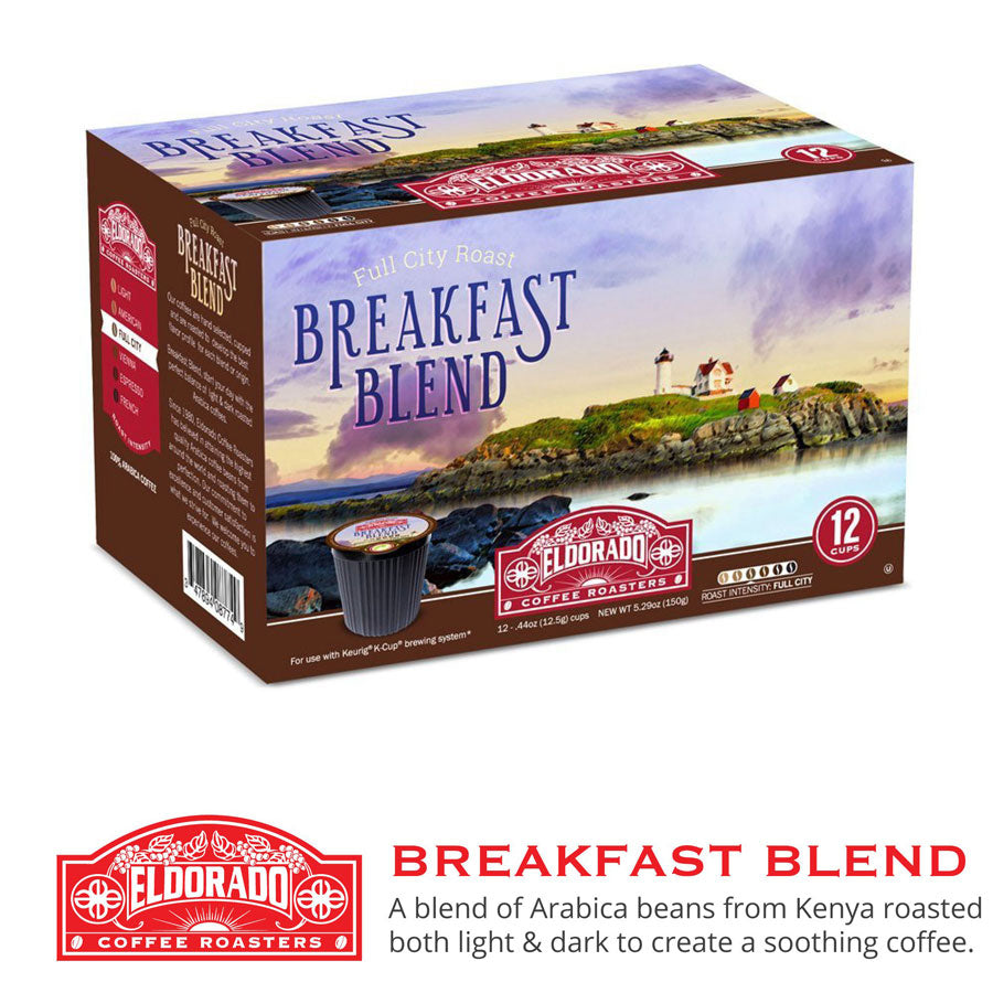 Breakfast Blend - K-Cup Single Serve Capsules, 12-Pack / 96-Pack