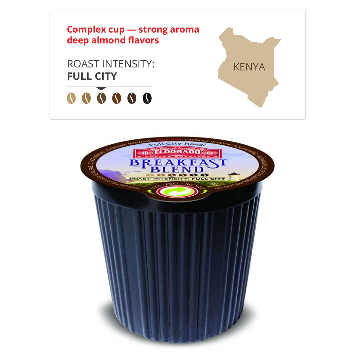 Breakfast Blend - K-Cup Single Serve Capsules, 12-Pack / 96-Pack