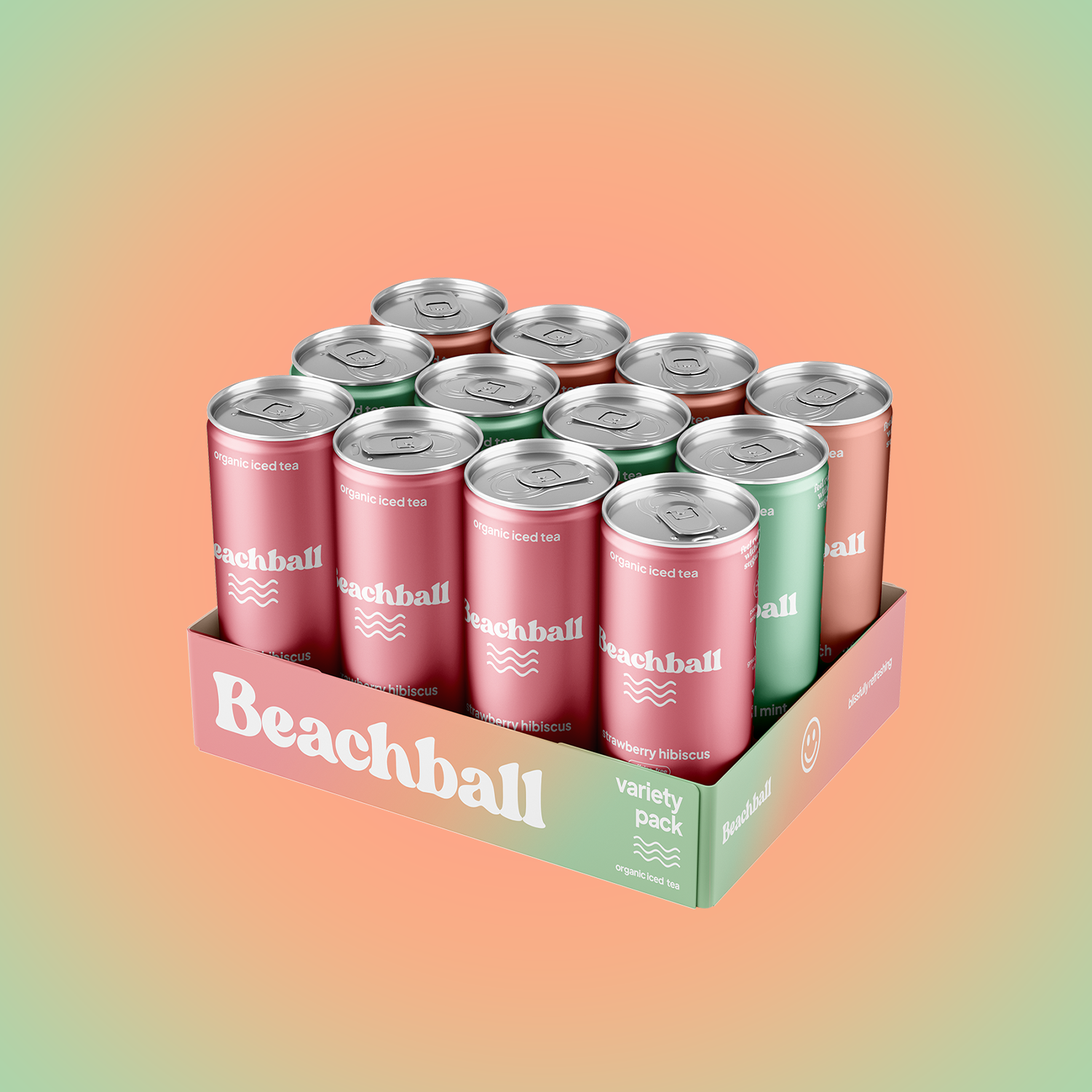 Beachball Organic Iced Tea Variety Pack