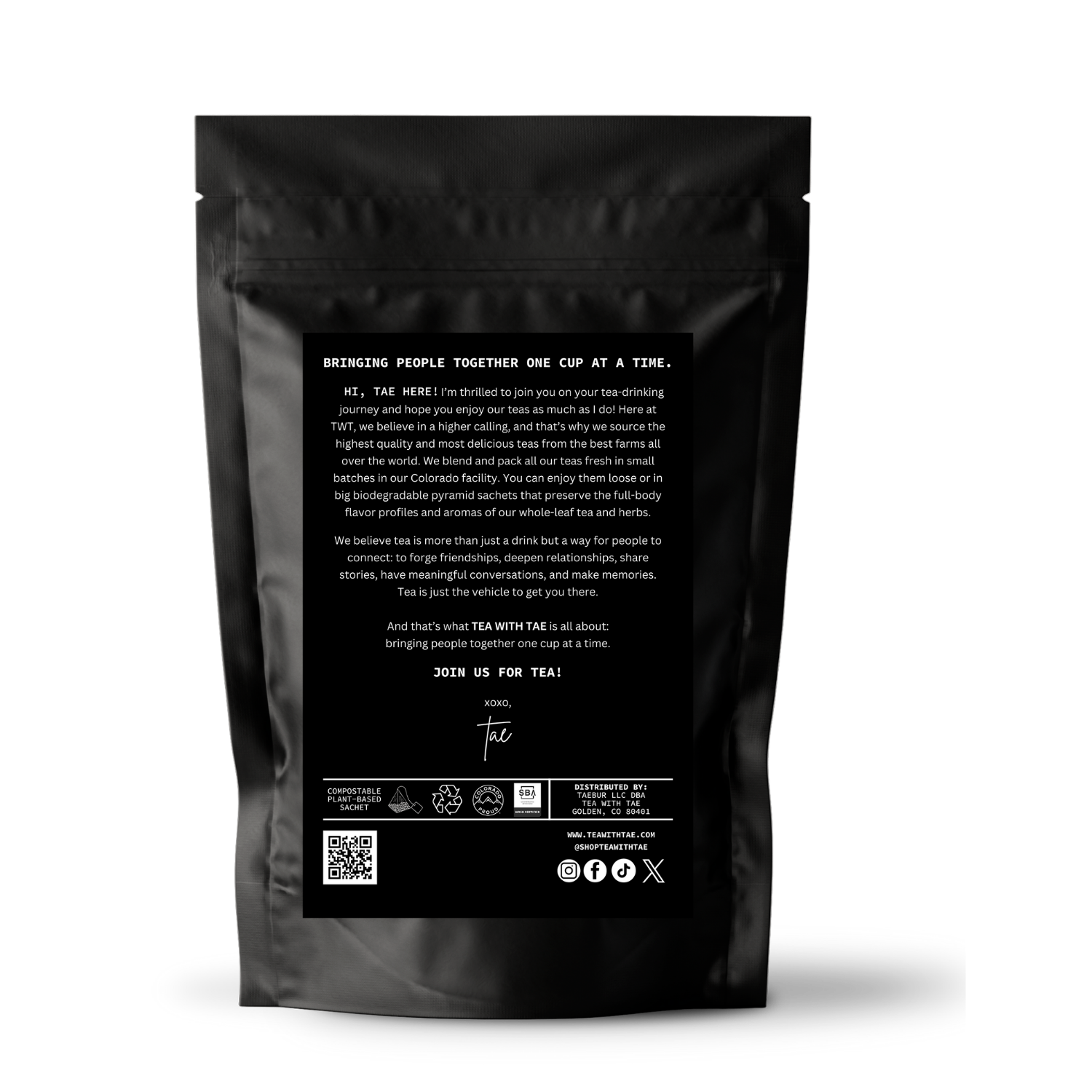 WuYi Oolong Loose Leaf Pouch