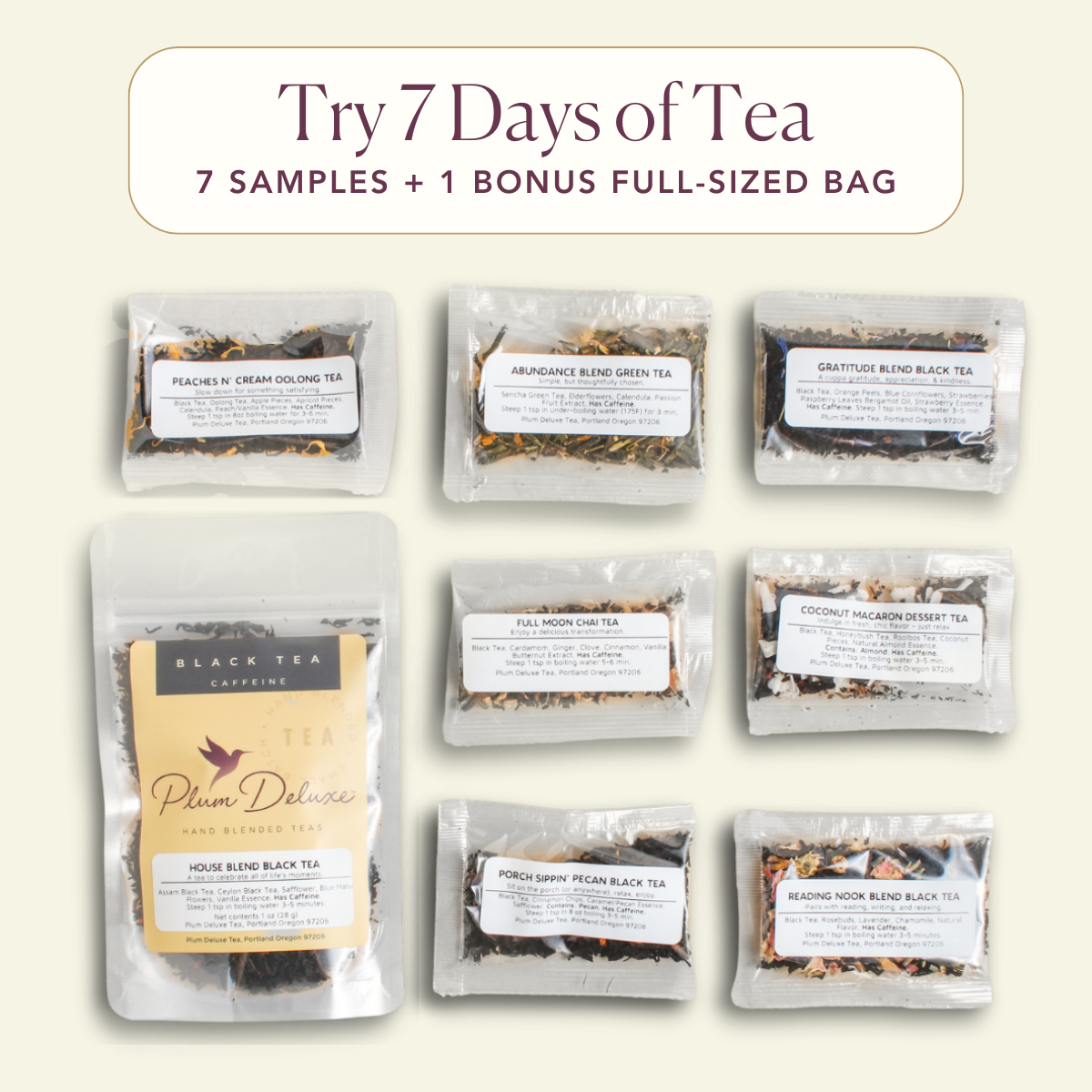 Best Sellers Tea Sampler Set
