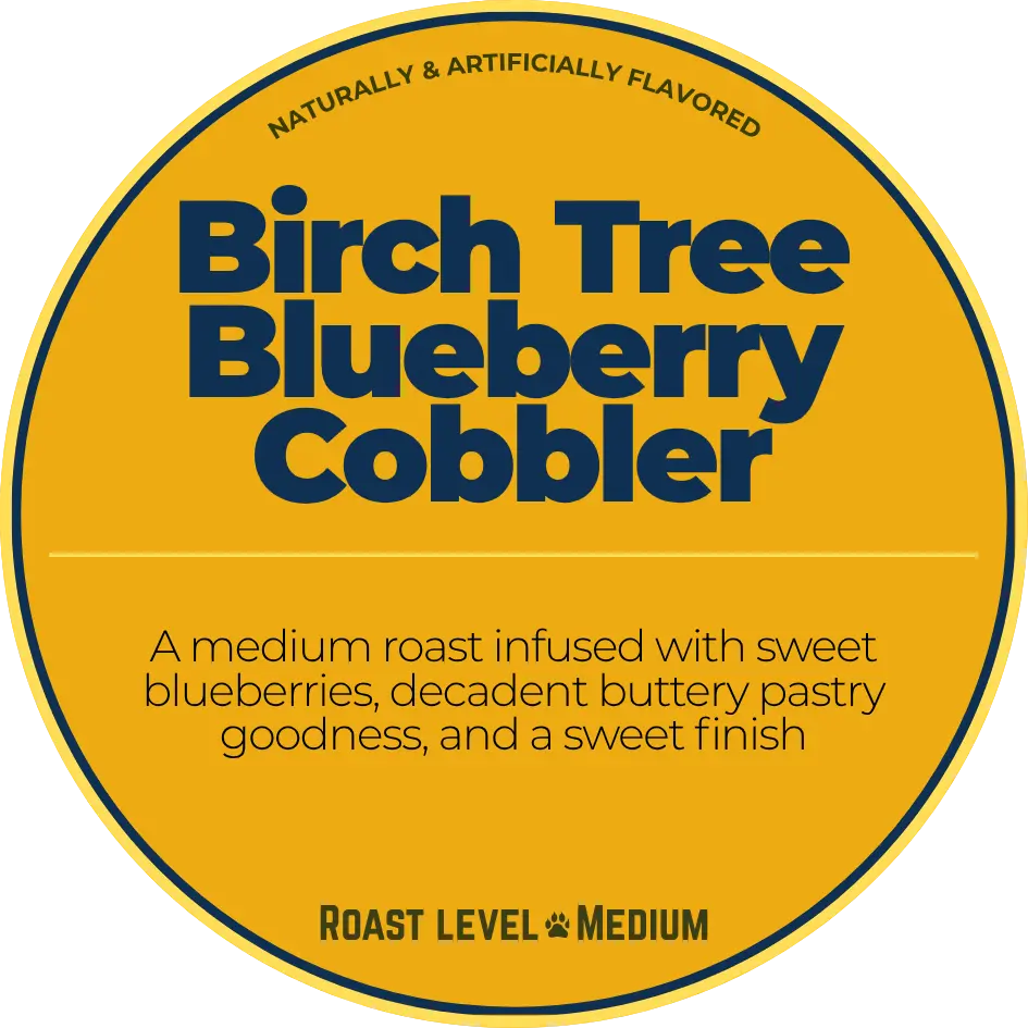 Birch Tree Blueberry Cobbler