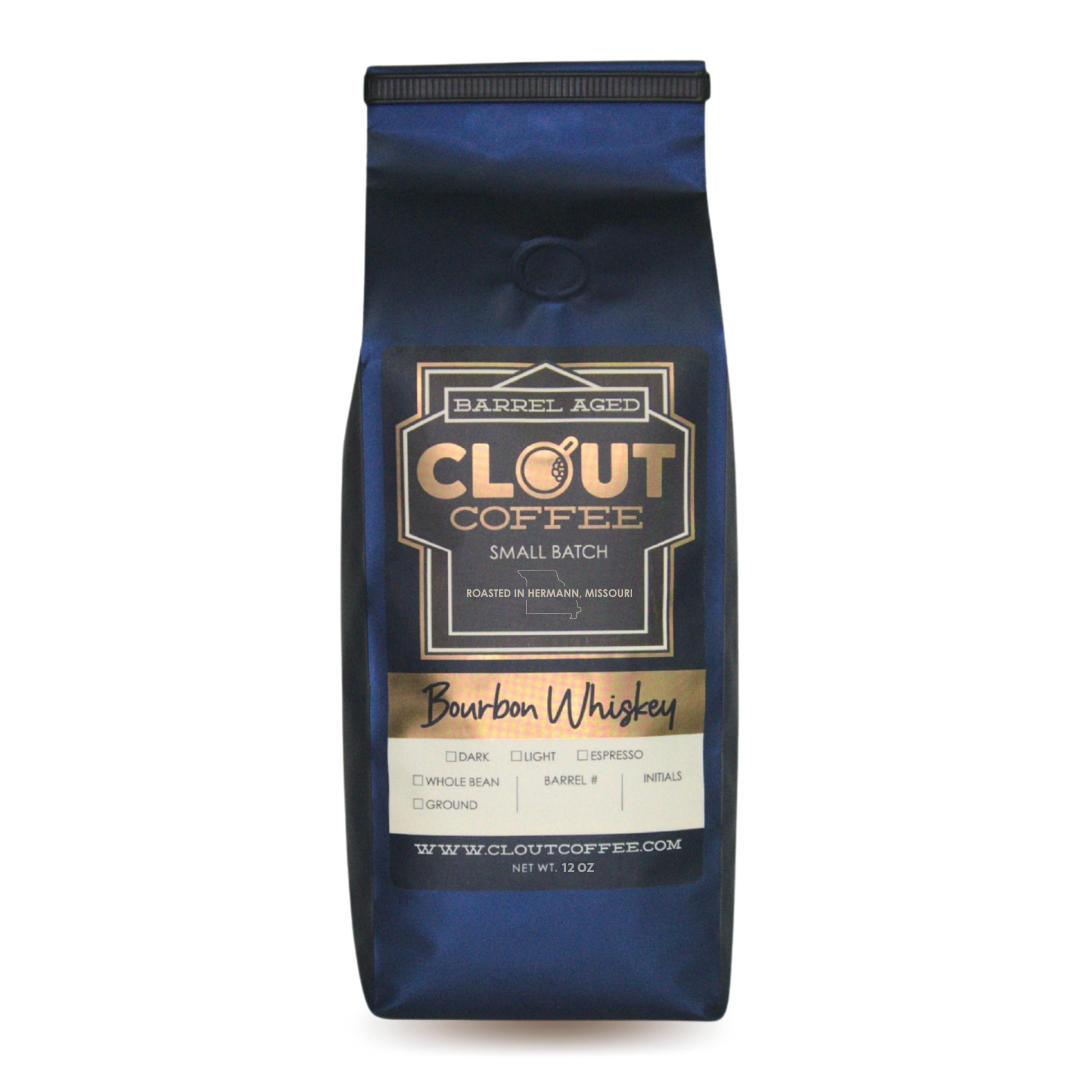 Bourbon Barrel Aged Colombian Coffee, 12oz