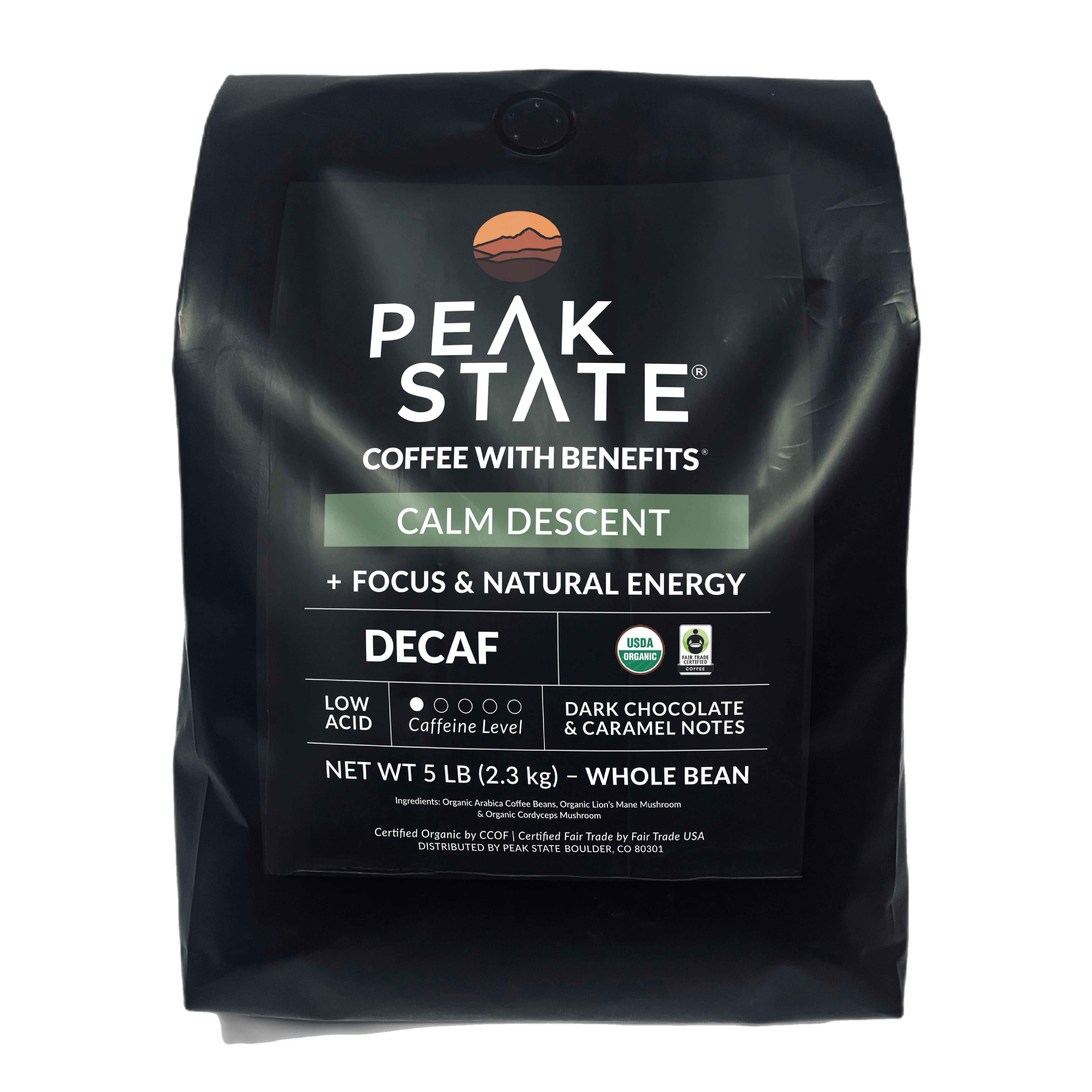 [FM] CALM DESCENT Water Process Decaf - 5lb Whole Bean