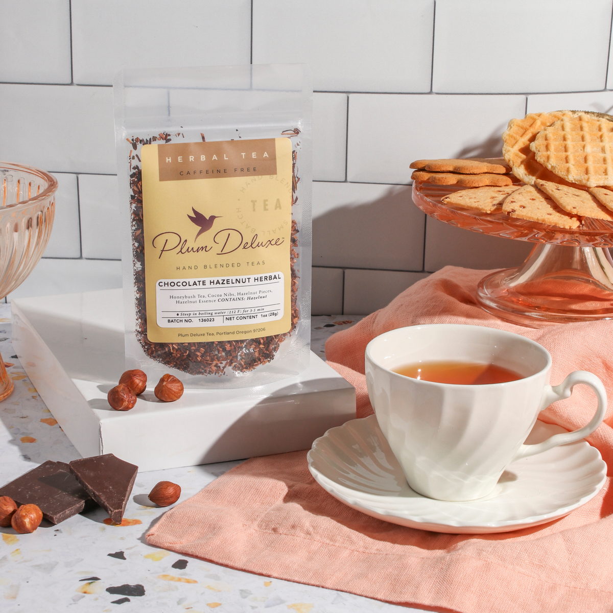 Chocolate Hazelnut Dessert Herbal Tea