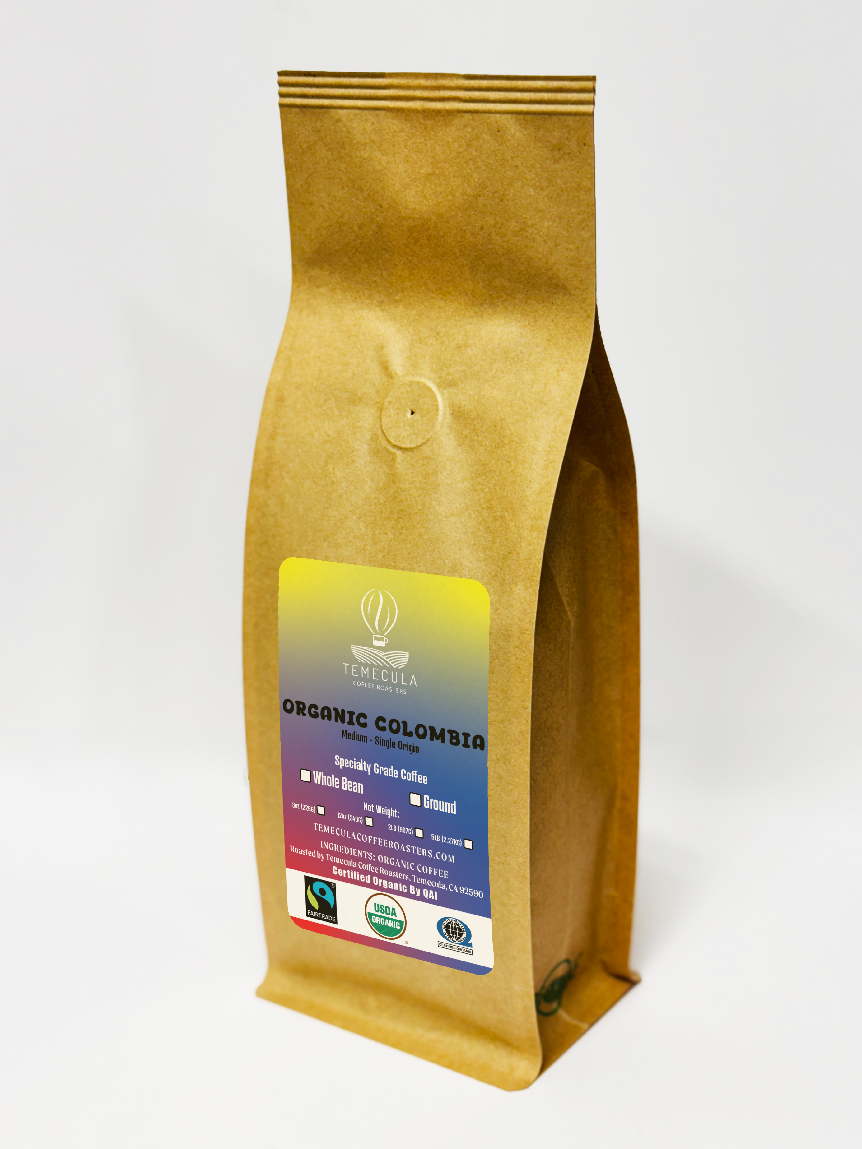 Organic Fairtrade® Colombia - Medium Roast