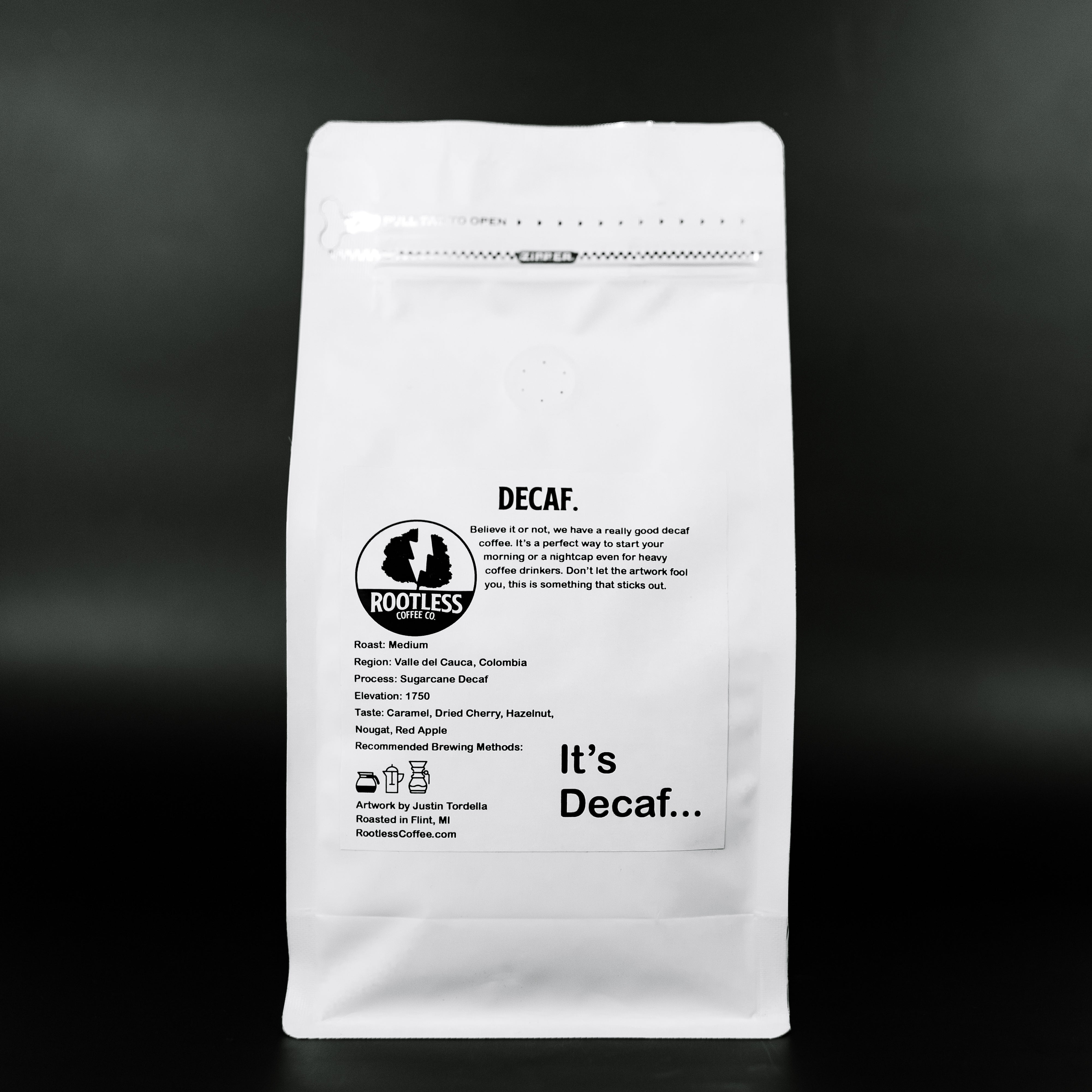 decaf.