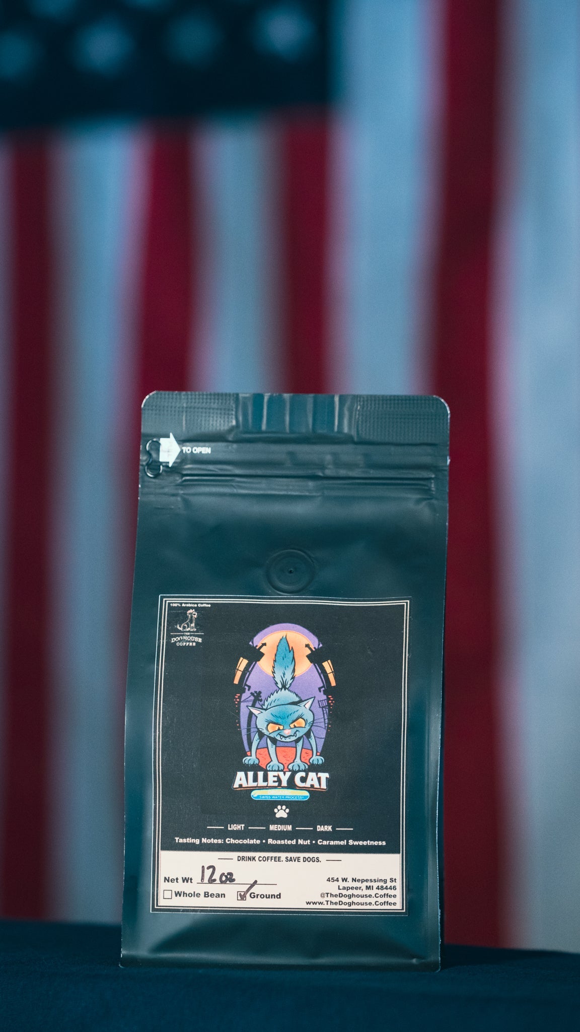 Alley Cat – Swiss Water Decaf Coffee