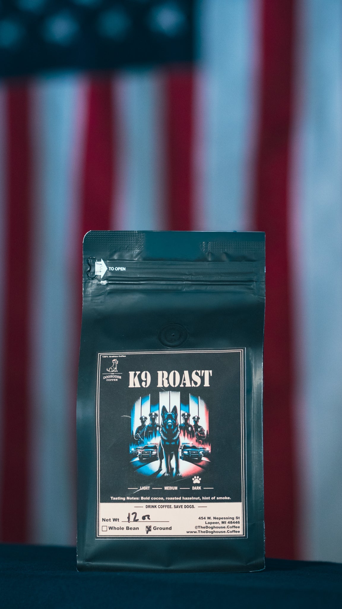 K9 – Dark Roast Sumatra Coffee