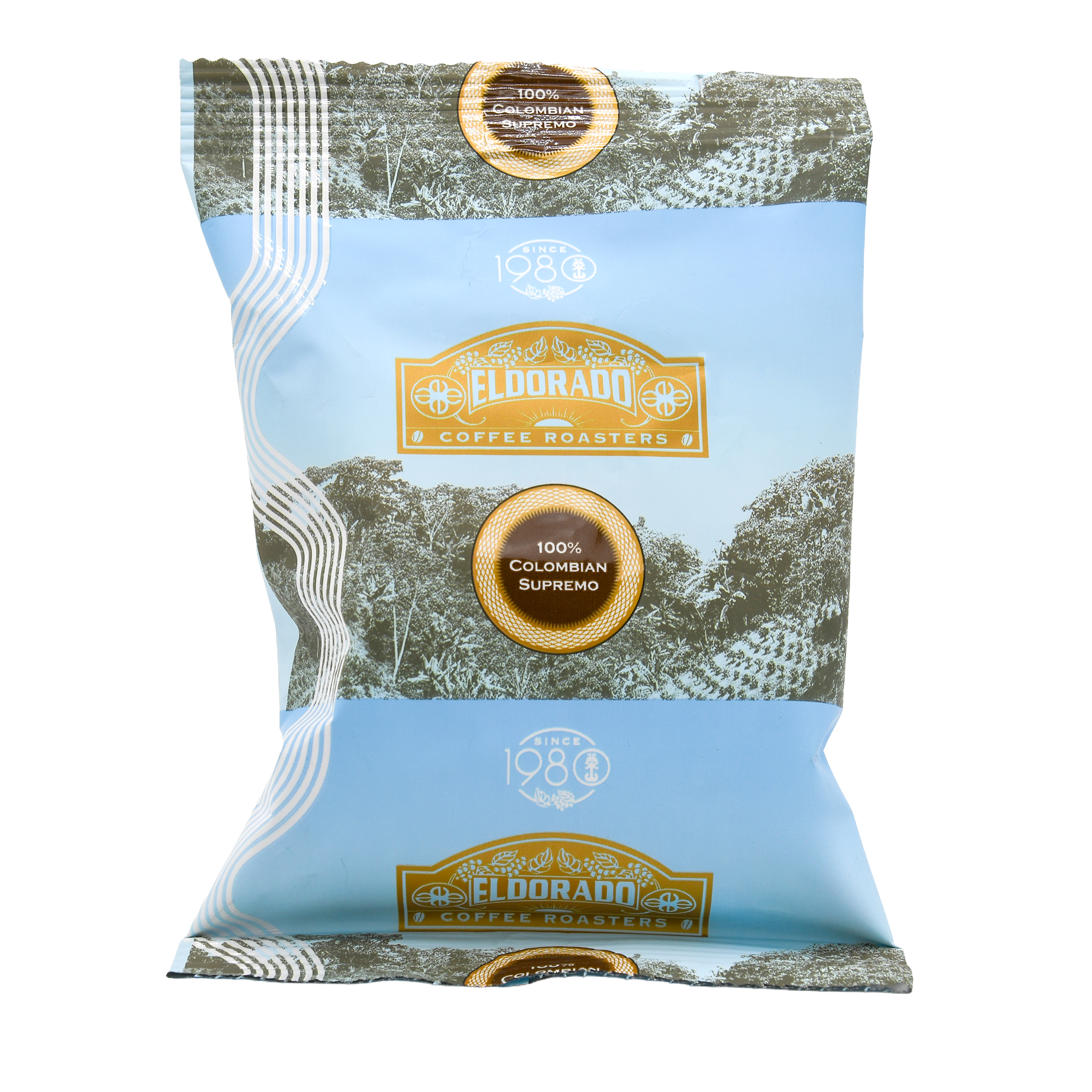 100% Colombian Supremo Coffee - Drip Grind Pre-Measured Coffee Fractional Pack 2.5oz 40ct