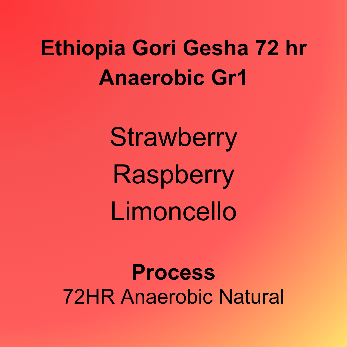 Ethiopia Gori Gesha 72 hr Anaerobic Natural Gr1