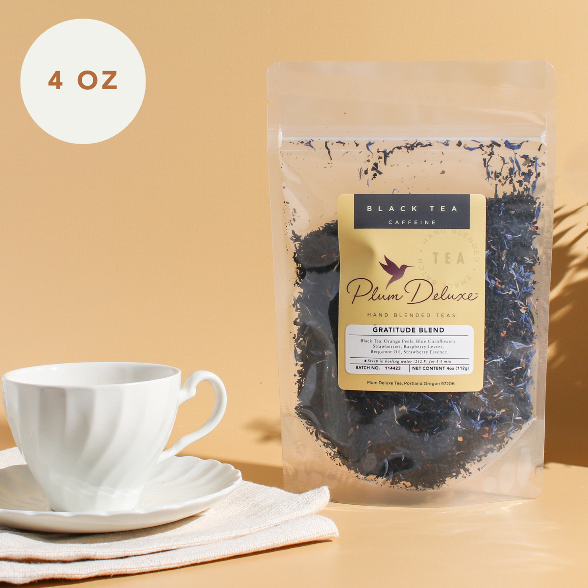 Gratitude Blend (Strawberry Earl Grey) Black Tea