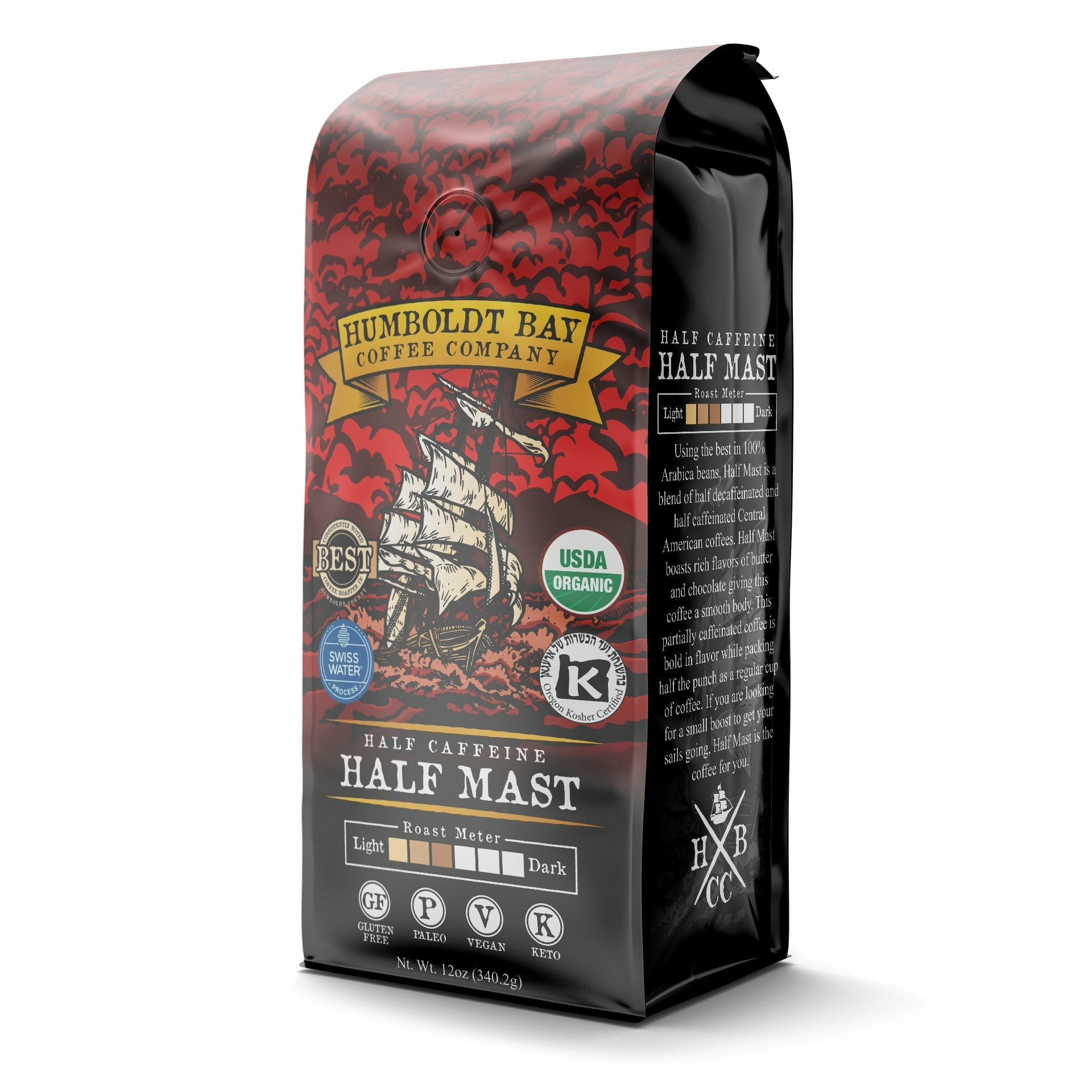 Organic Half-Mast (Half Caffeine)