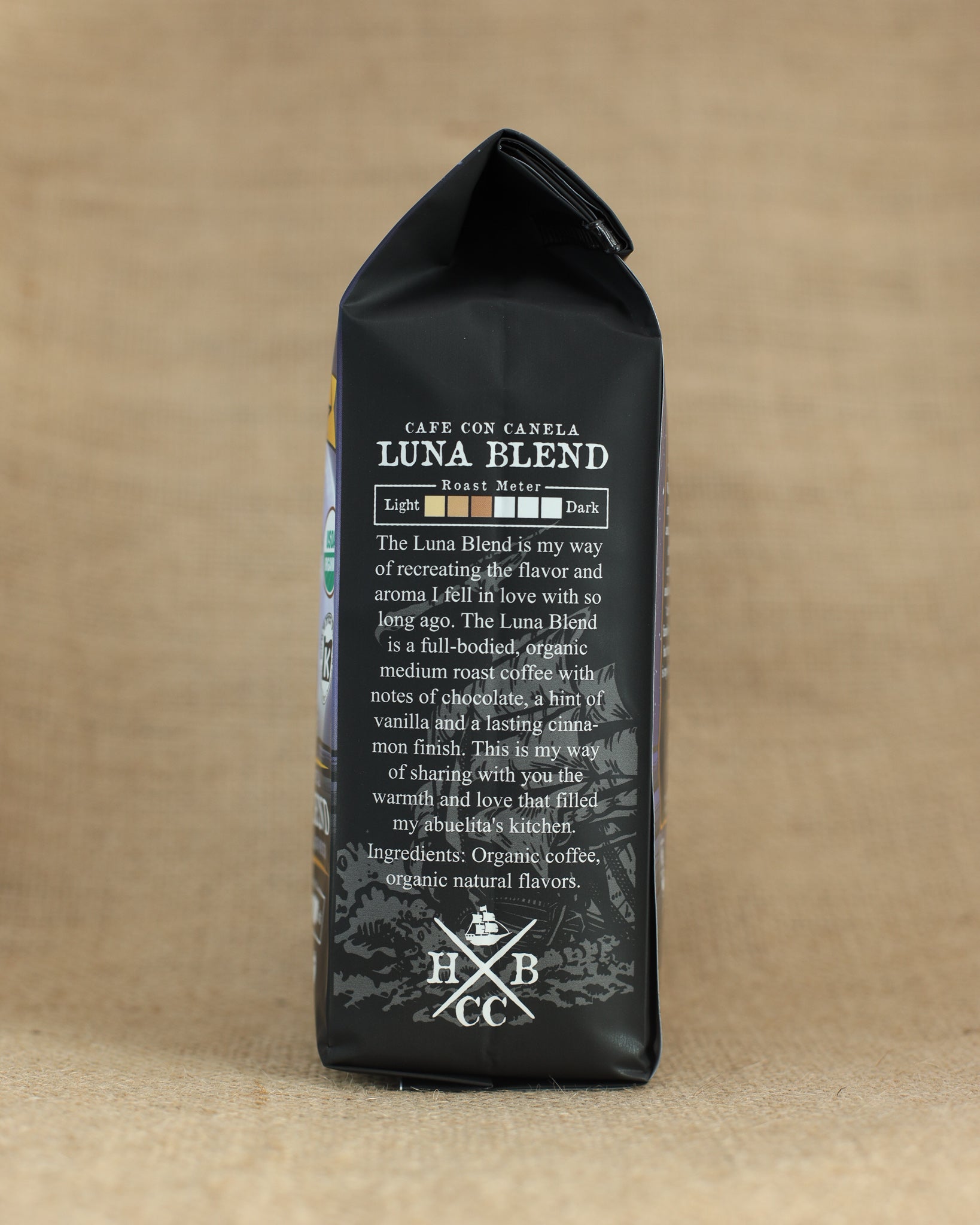 Organic Luna Blend Cafe con canela