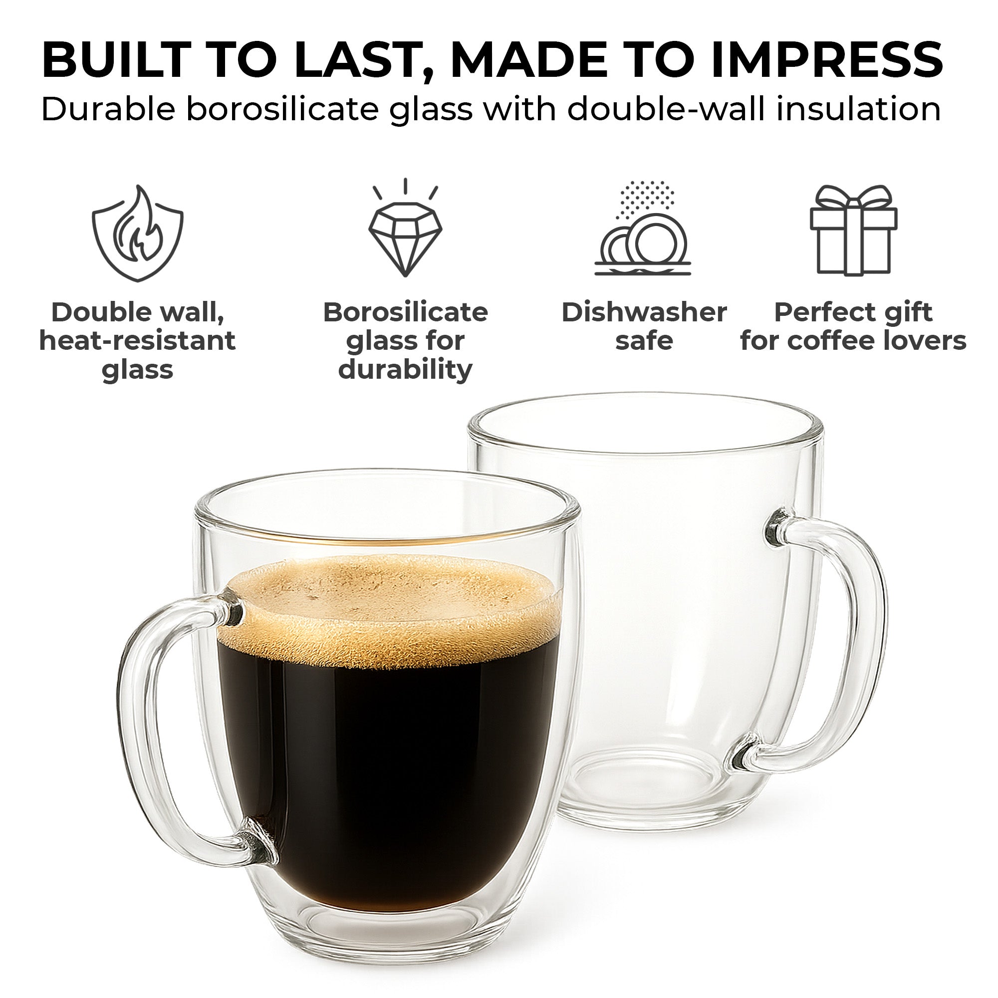 16oz Coffee Mug Set, KF4042