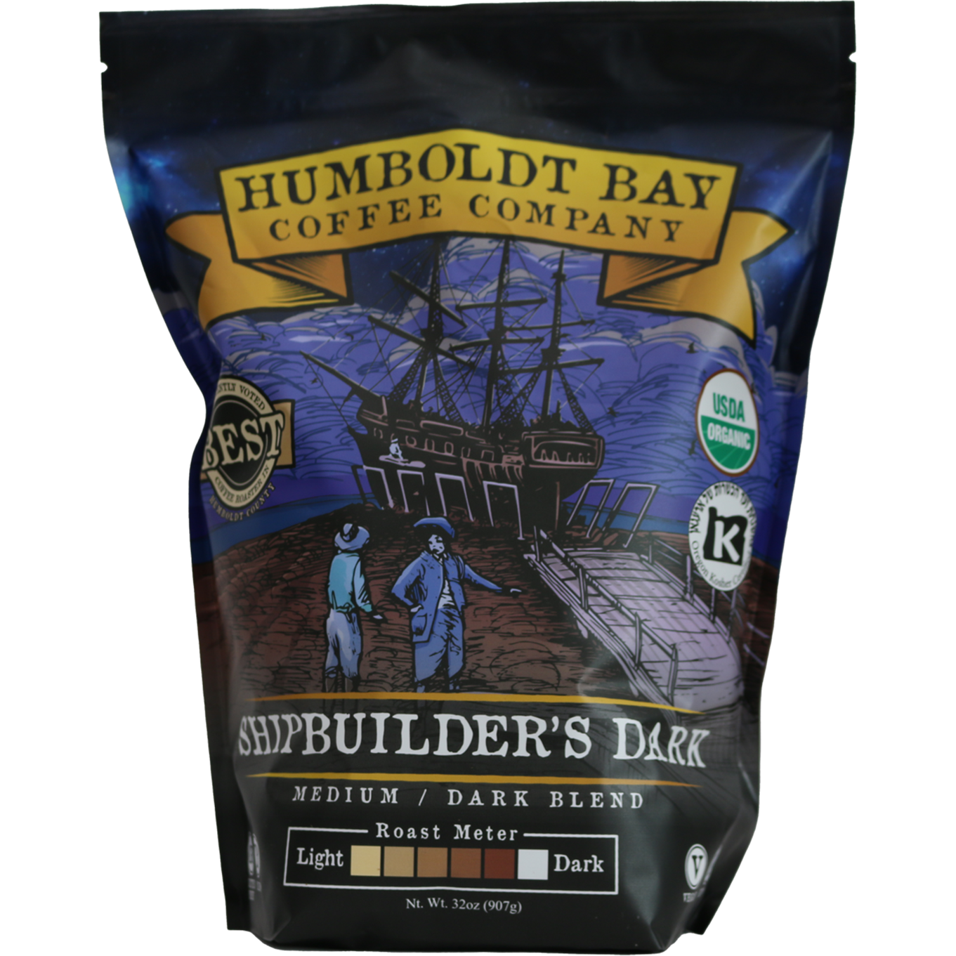 Organic Shipbuilder's Dark Roast Coffee 2lbs
