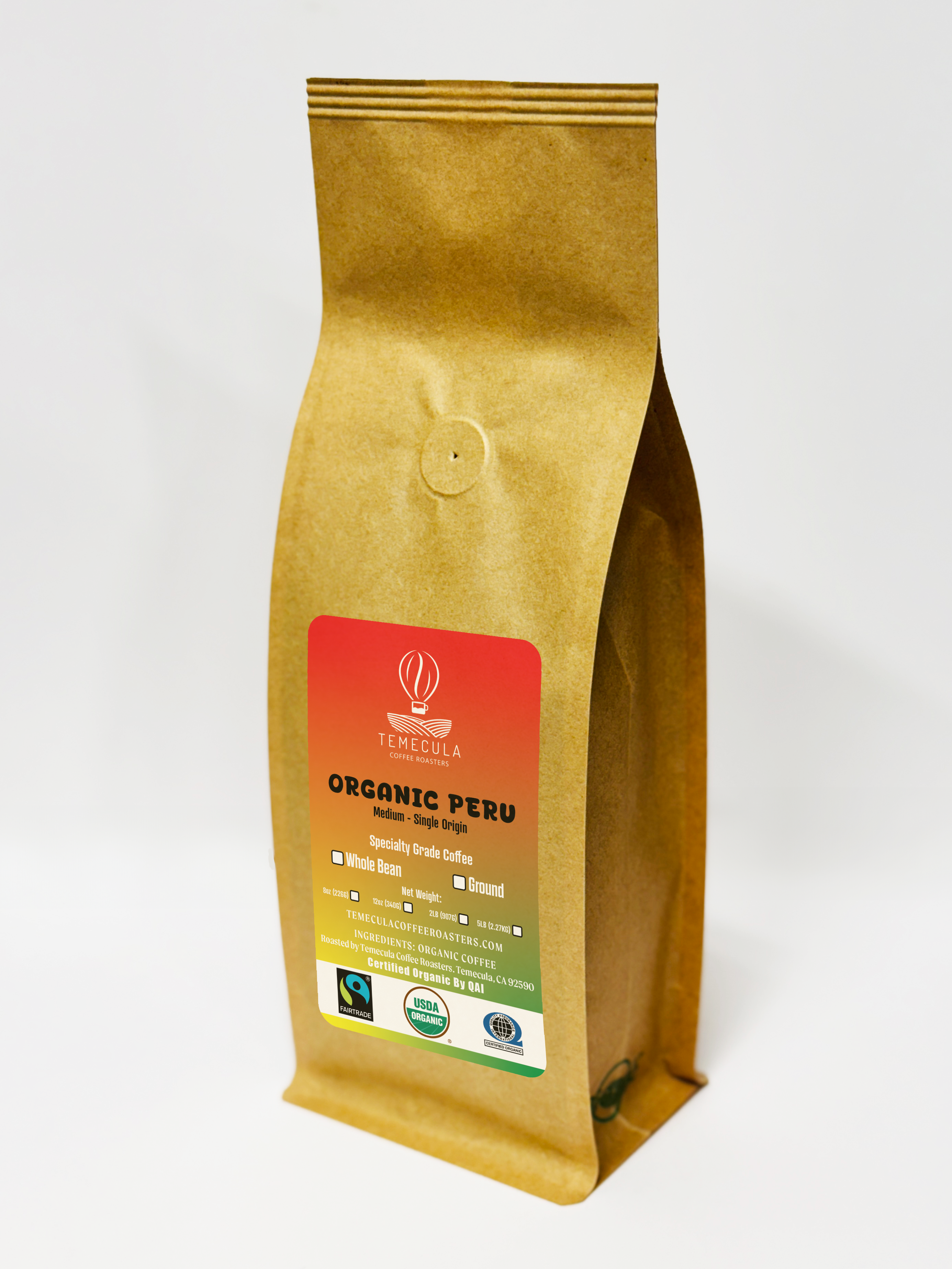 Organic Fairtrade® Peru - Medium Roast