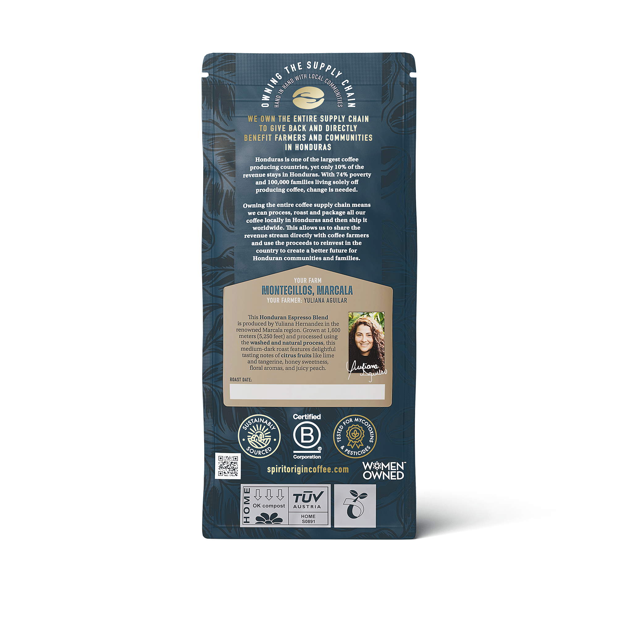 Honduran Espresso Blend – Medium-Dark Roast Specialty Coffee, 50g Sample