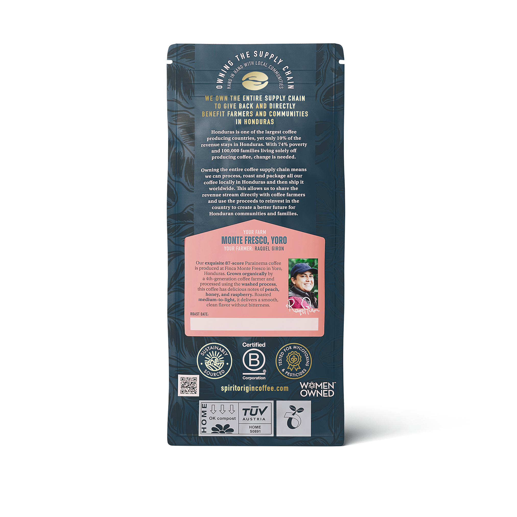 Honduras Monte Fresco Parainema Washed – Medium Roast Specialty Coffee, 50g Sample