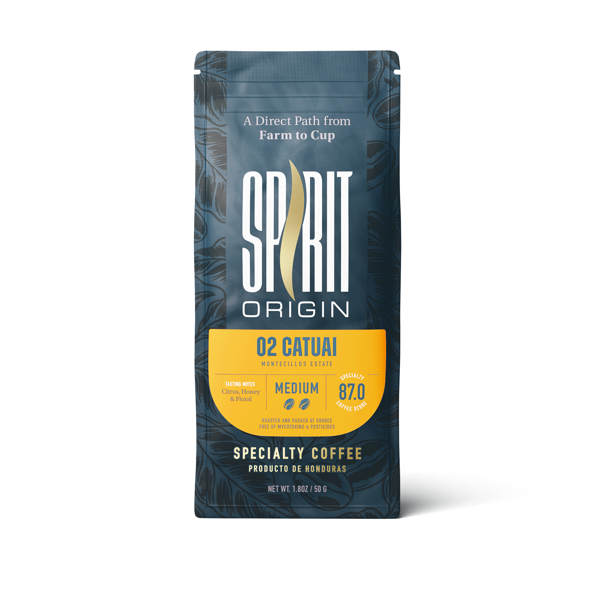 Honduras Montecillos Catuai Washed – Medium Roast Specialty Coffee, 50g Sample