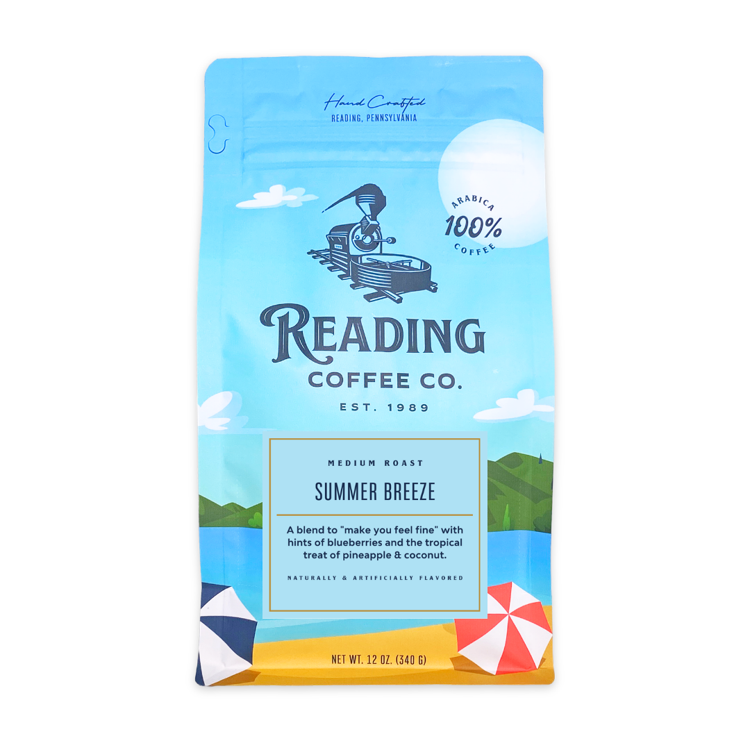 Summer Breeze Tropical Pineapple Blueberry Flavored Coffee