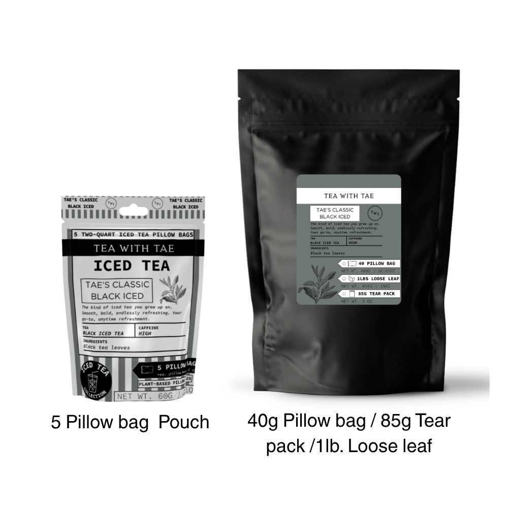Tae's Classic Black Iced Tea Pouch