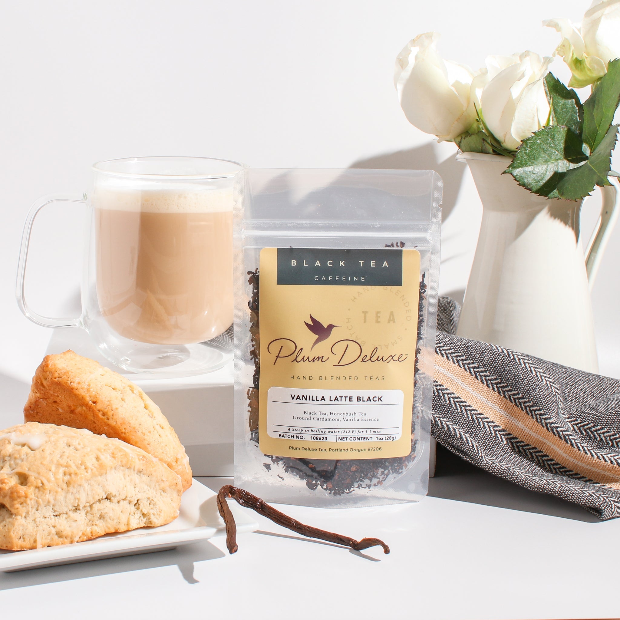 Vanilla Latte Black Tea (Cardamom Vanilla Creme)