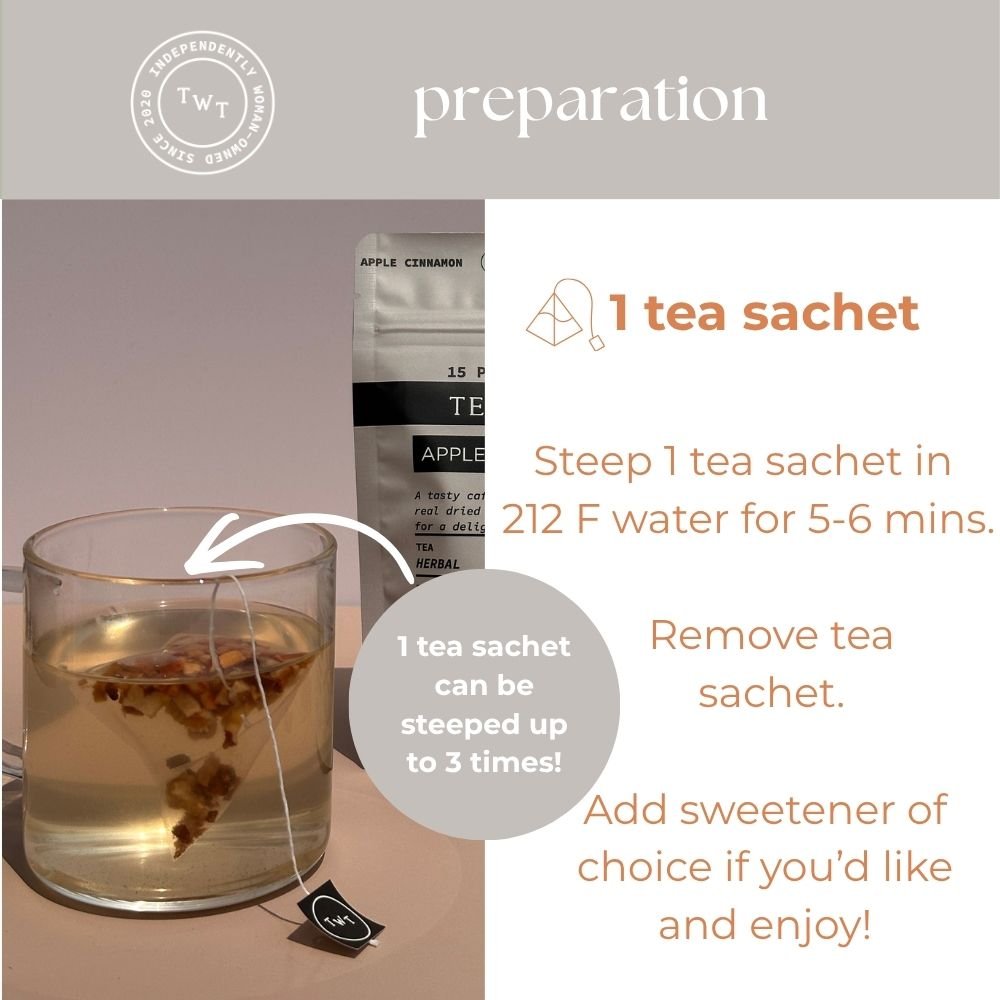 Apple Cinnamon Hot Tea Pouch