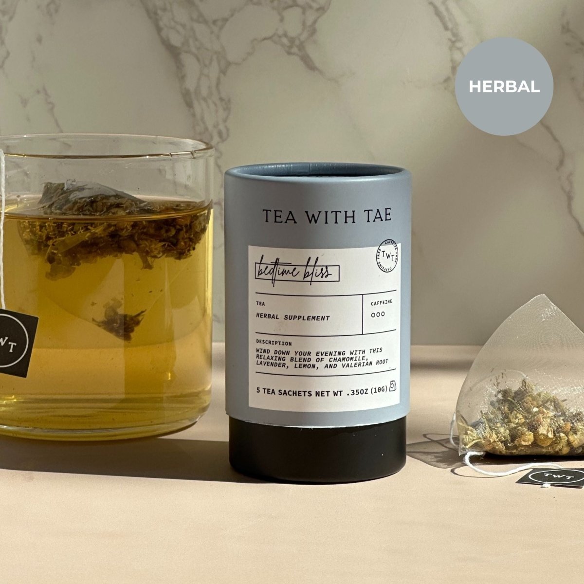 Bedtime Bliss Mini Tea Tube (5 tea bags)