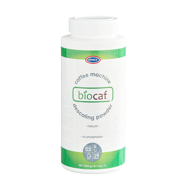 Urnex Biocaf Coffee Machine Descaler Powder – 900 g (31.47 oz)