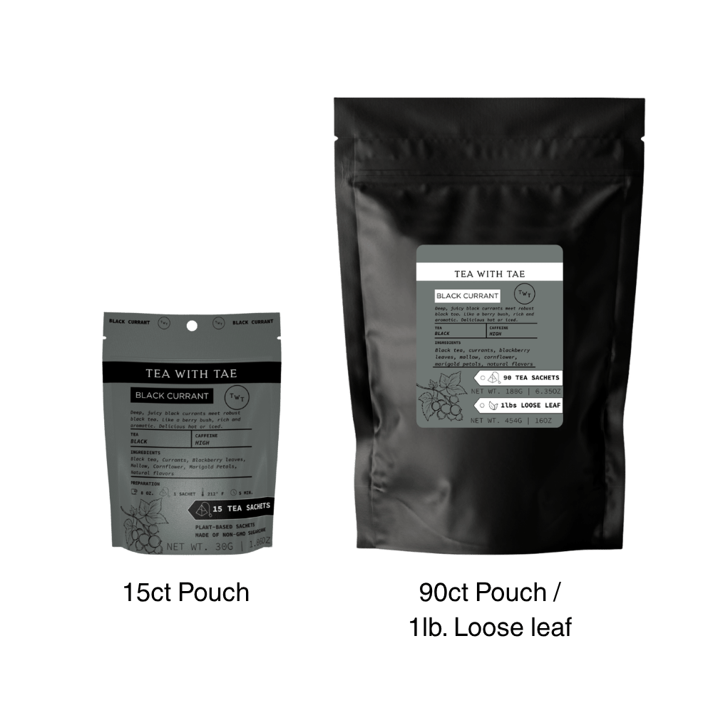 Black Currant Hot Tea Pouch