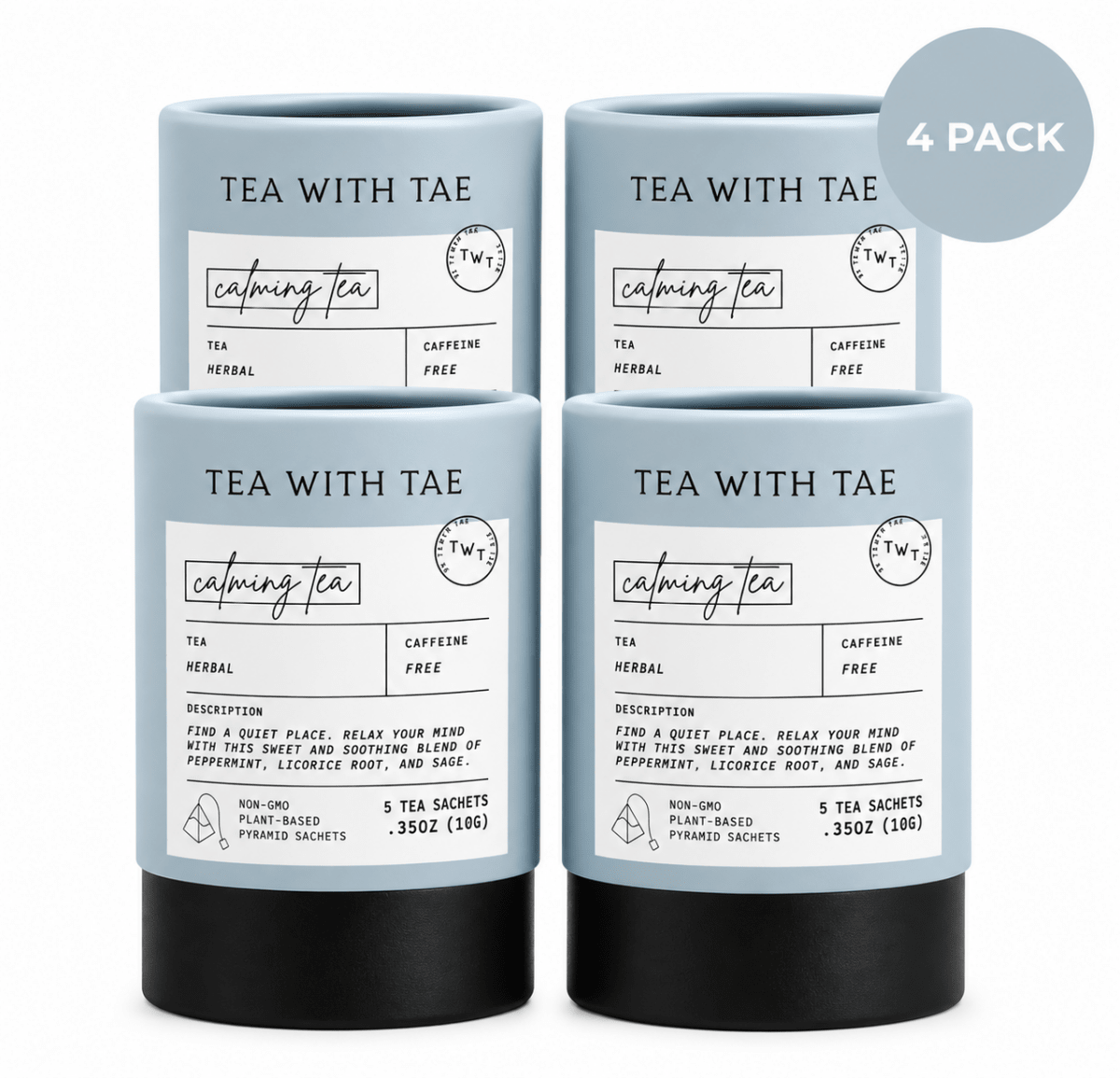 Calming Tea Mini Tea Tube (5 tea bags)