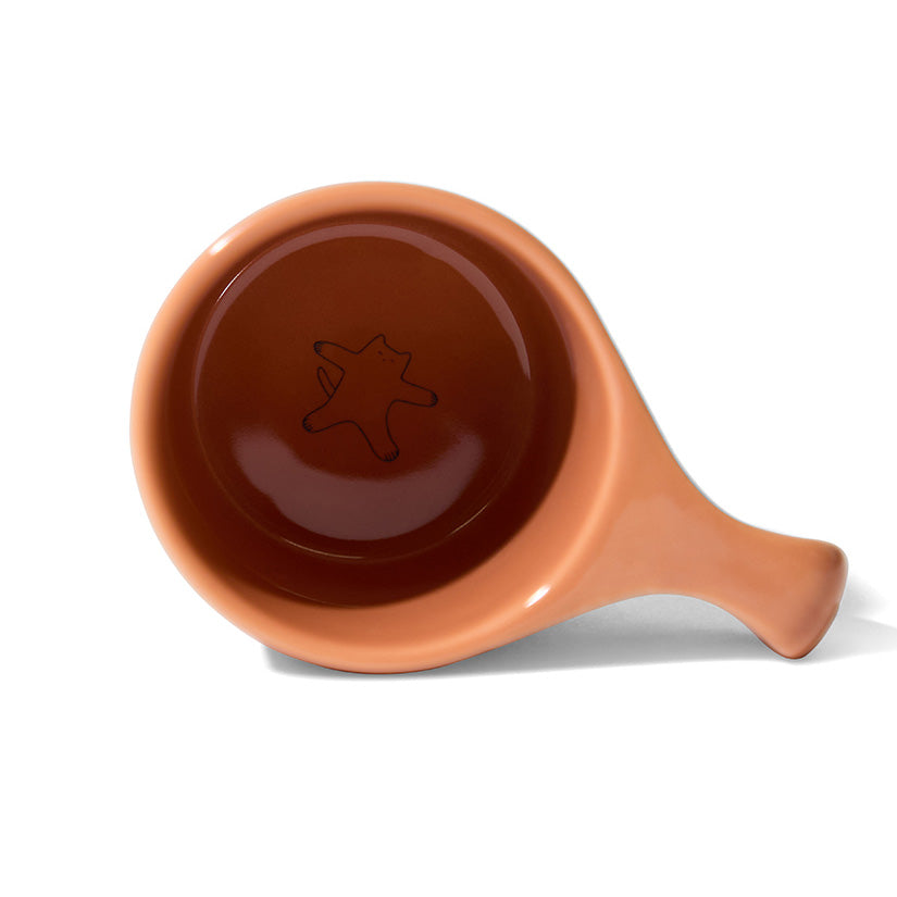 notNeutral x Katya Krasnova Lino Coffee Mug (10oz) - Cats & Tats Papaya