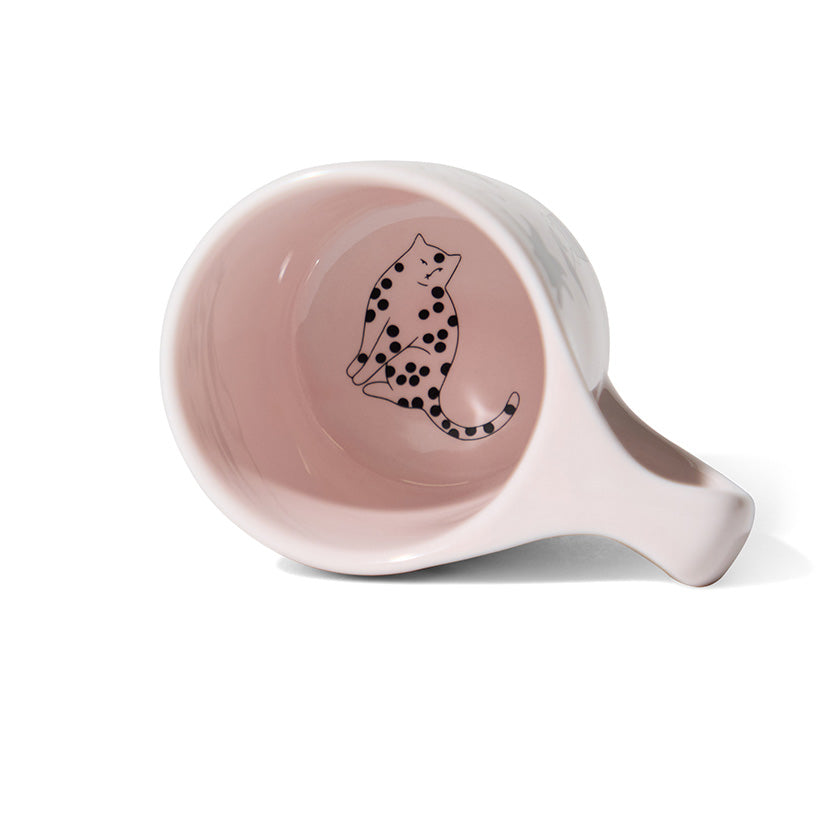 notNeutral x Katya Krasnova Lino Coffee Mug (10oz) - Cats & Tats Pink