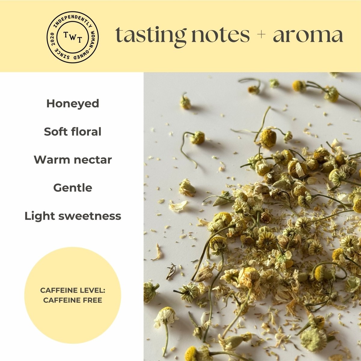 Chamomile Mini Tea Tube (5 tea bags)