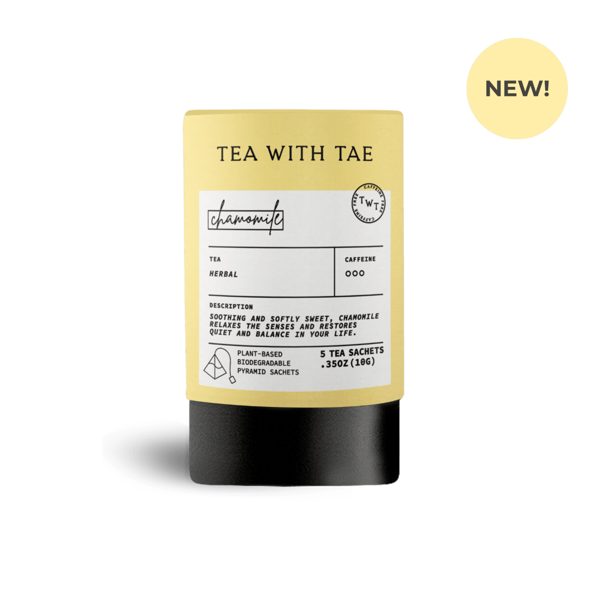 Chamomile Mini Tea Tube (5 tea bags)