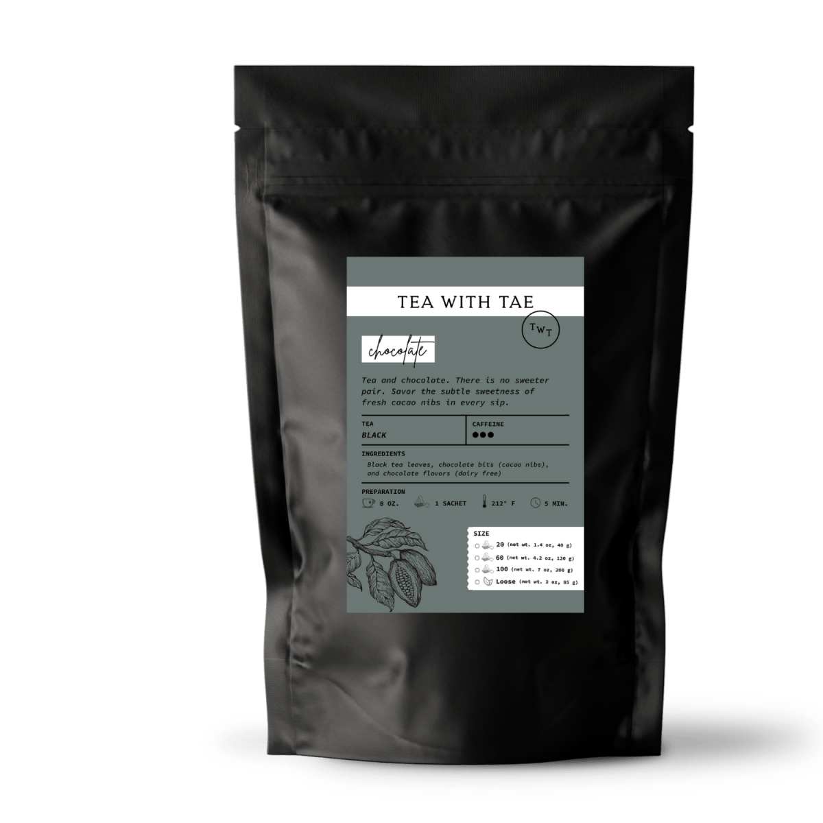 Chocolate Tea Pouch