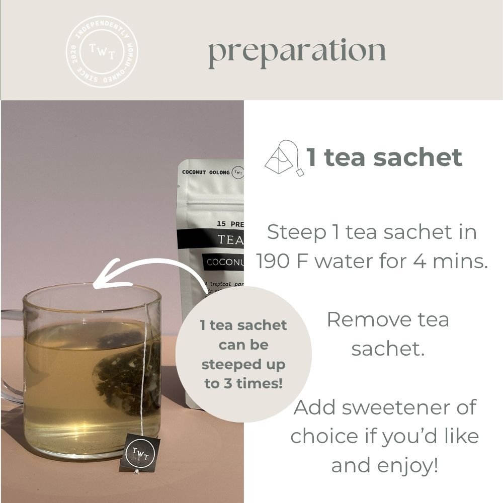 Coconut Oolong Hot Tea Pouch