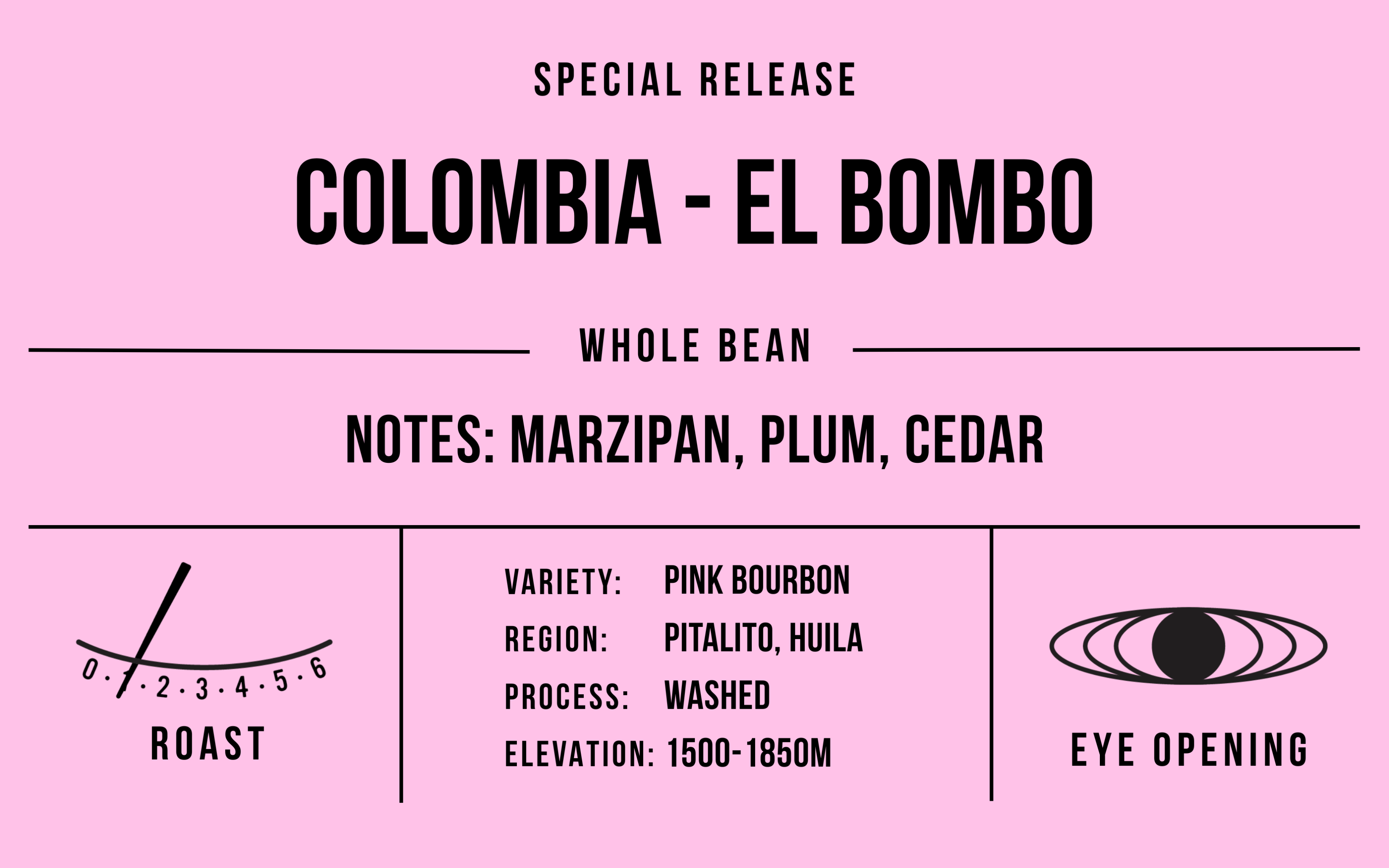Colombia El Bombo, Mild Roast - Special Release