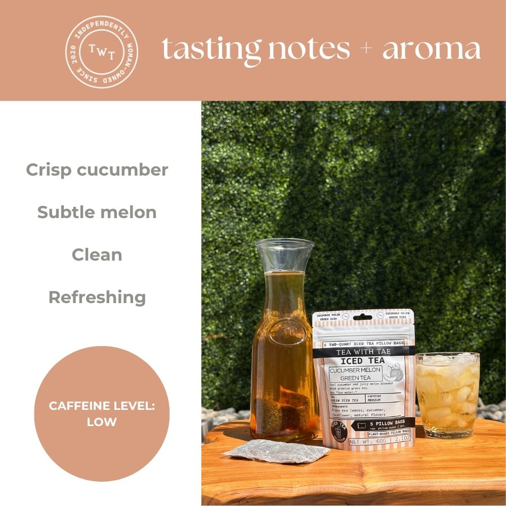 Cucumber Melon Green Iced Tea Pouch