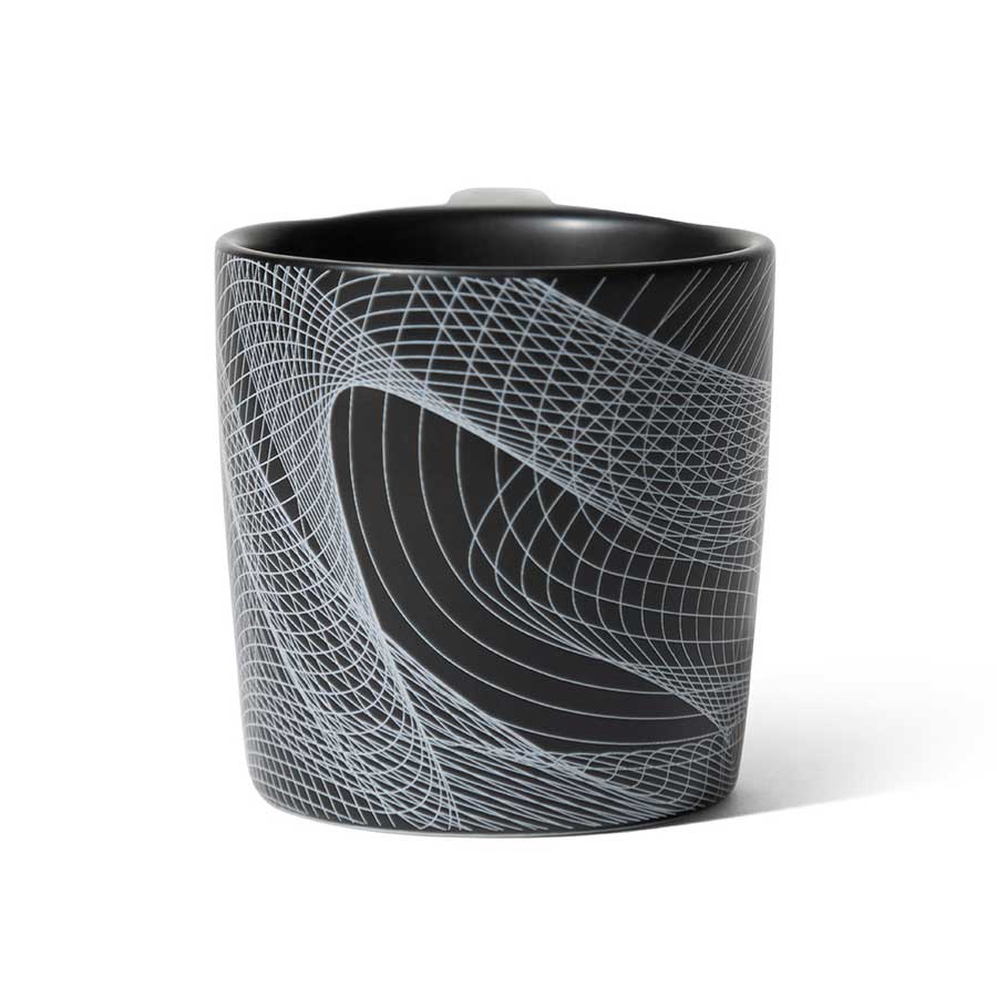 notNeutral x Chaim Machlev Lino Coffee Mug (10oz) - Dots to Lines Black