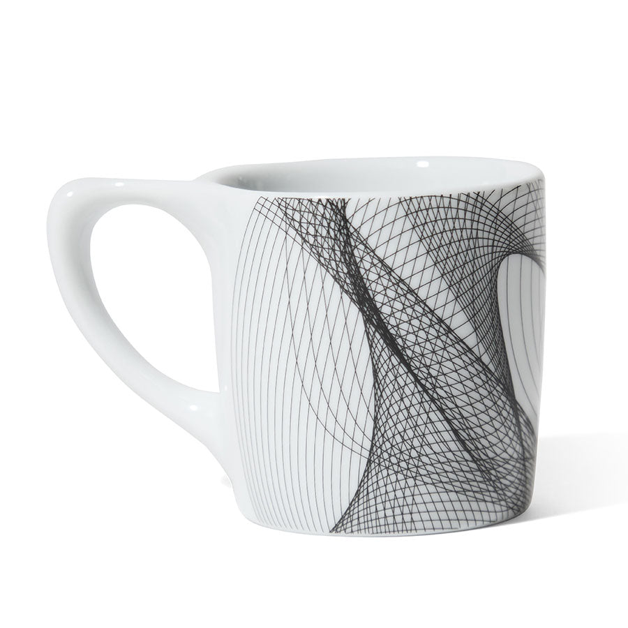 notNeutral x Chaim Machlev Lino Coffee Mug (10oz) - Dots to Lines White