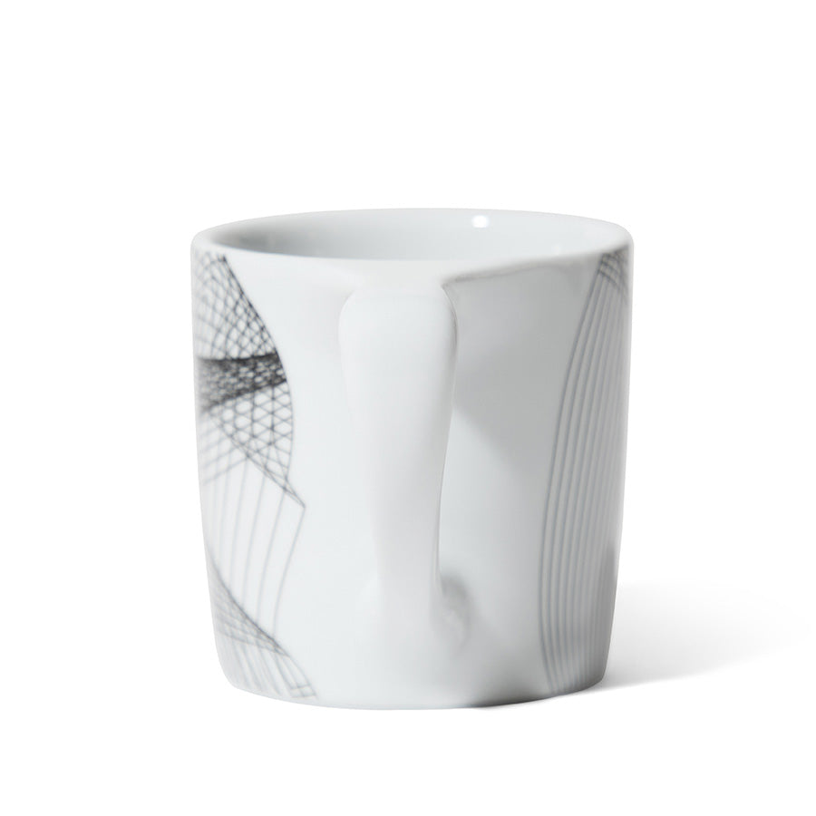 notNeutral x Chaim Machlev Lino Coffee Mug (10oz) - Dots to Lines White
