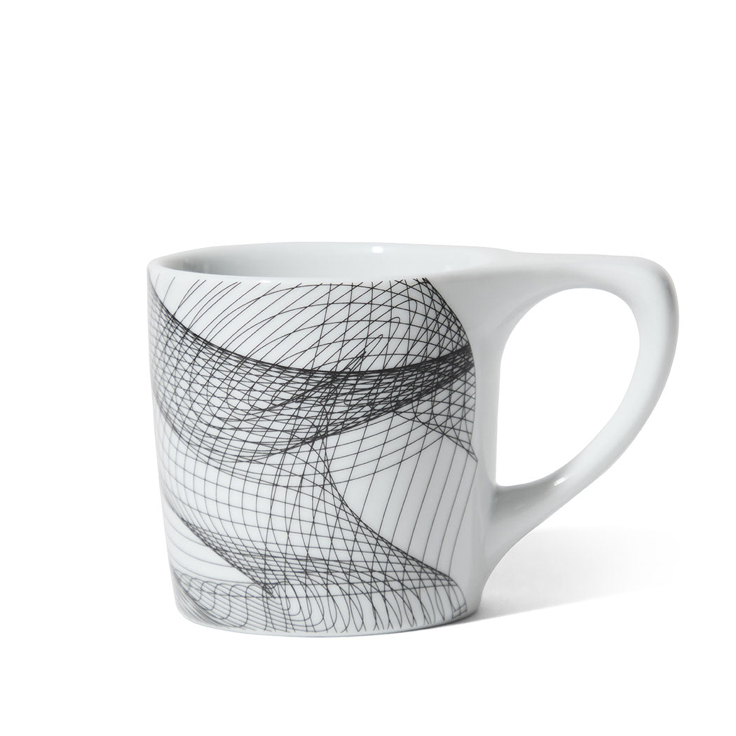 notNeutral x Chaim Machlev Lino Coffee Mug (10oz) - Dots to Lines White