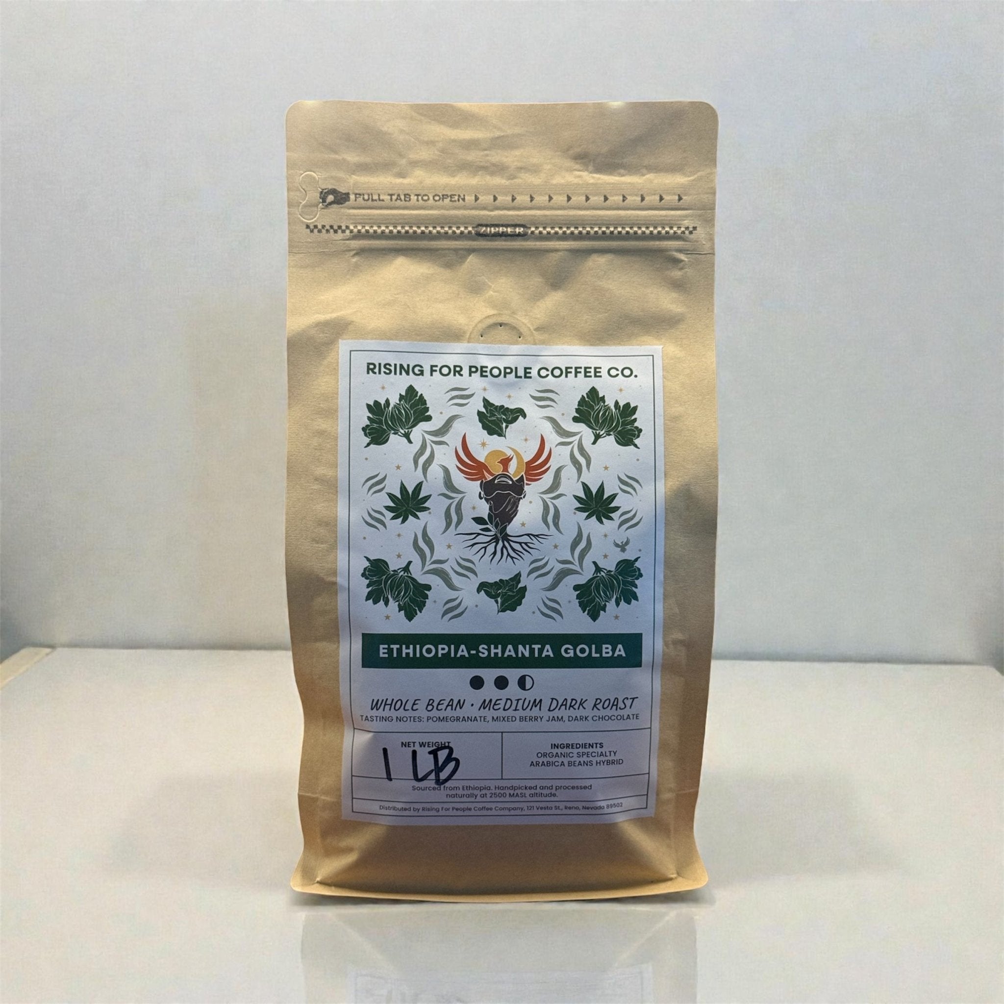 Ethiopia Shanta Golba Coffee Medium Dark — Medium-Dark Roast Whole Bean Coffee
