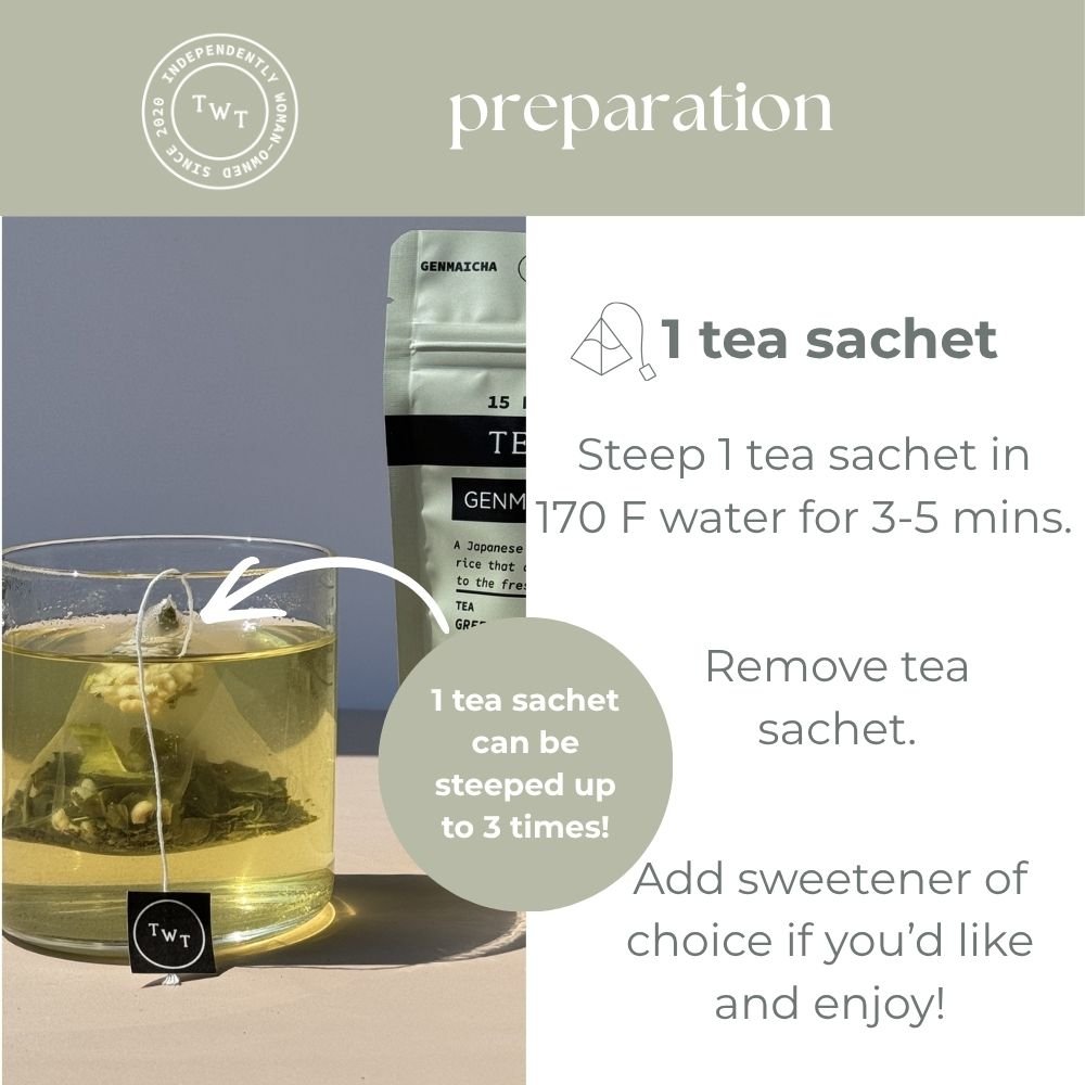 Genmaicha (Traditional Japanese Green Tea) Hot Tea Pouch
