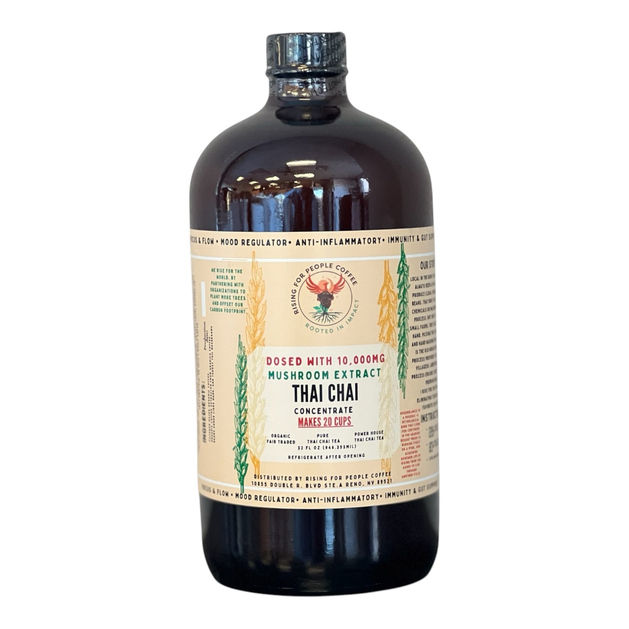 Mushroom Thai Chai Tea Concentrate