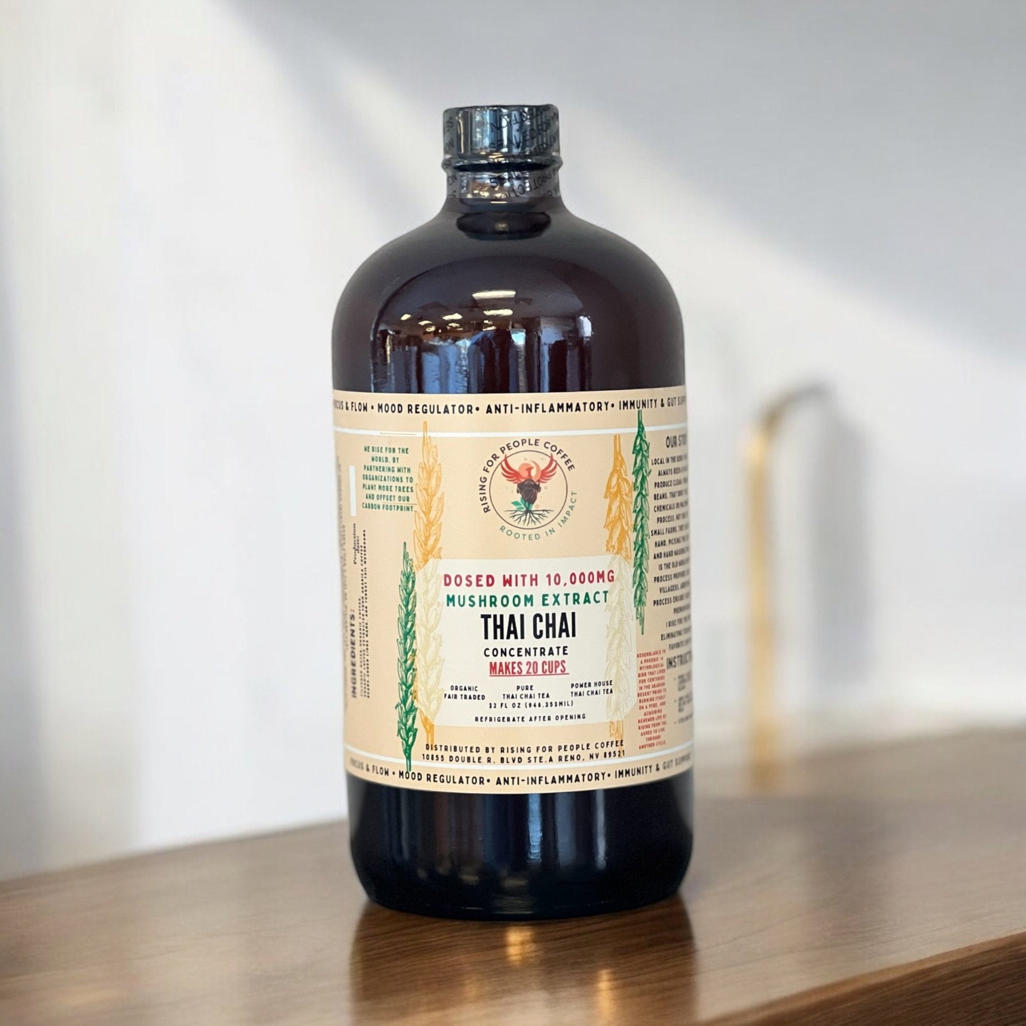 Mushroom Thai Chai Tea Concentrate